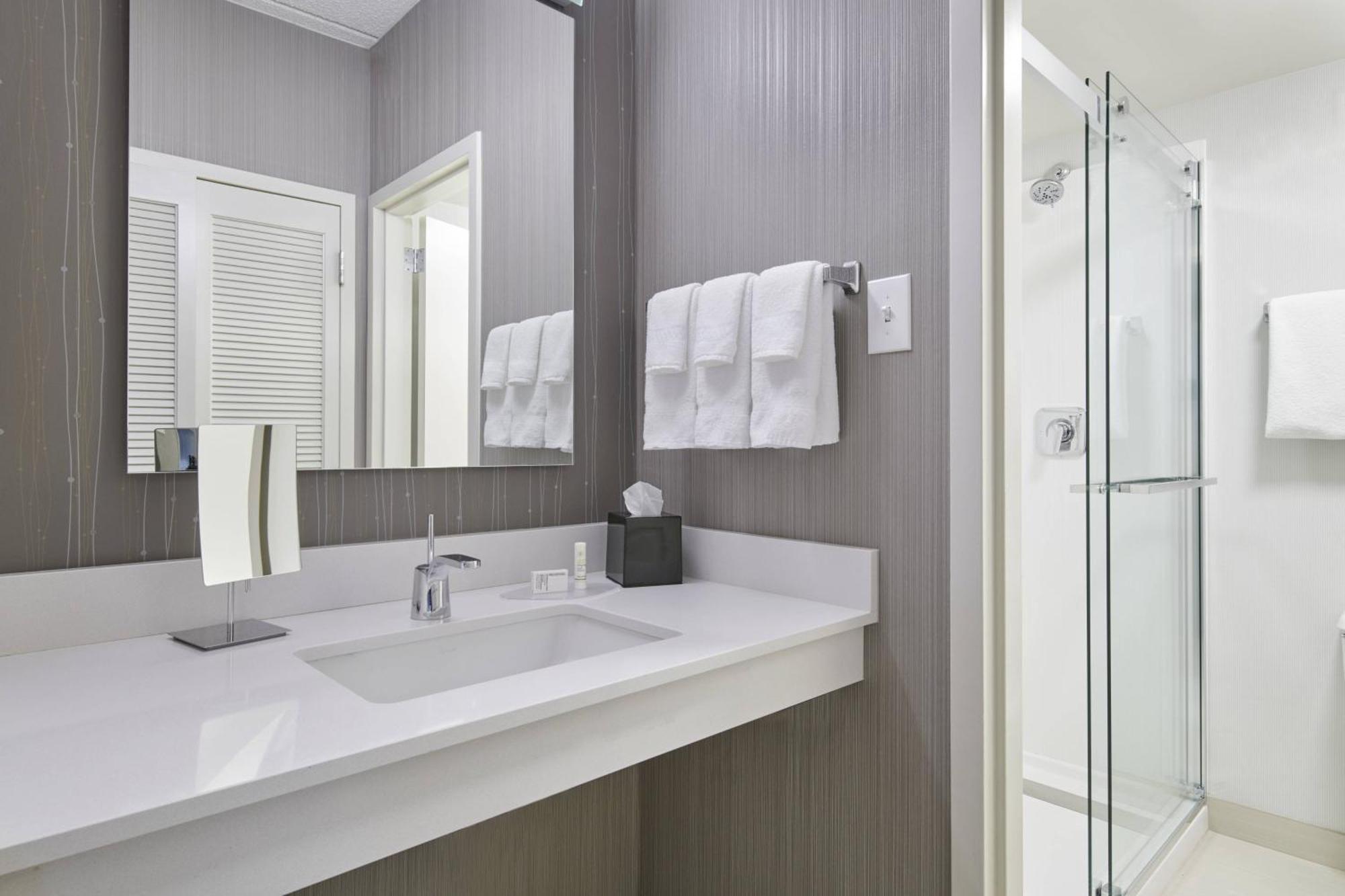 1 Bedroom Suite, 1 King, Sofa bed, Courtyard view