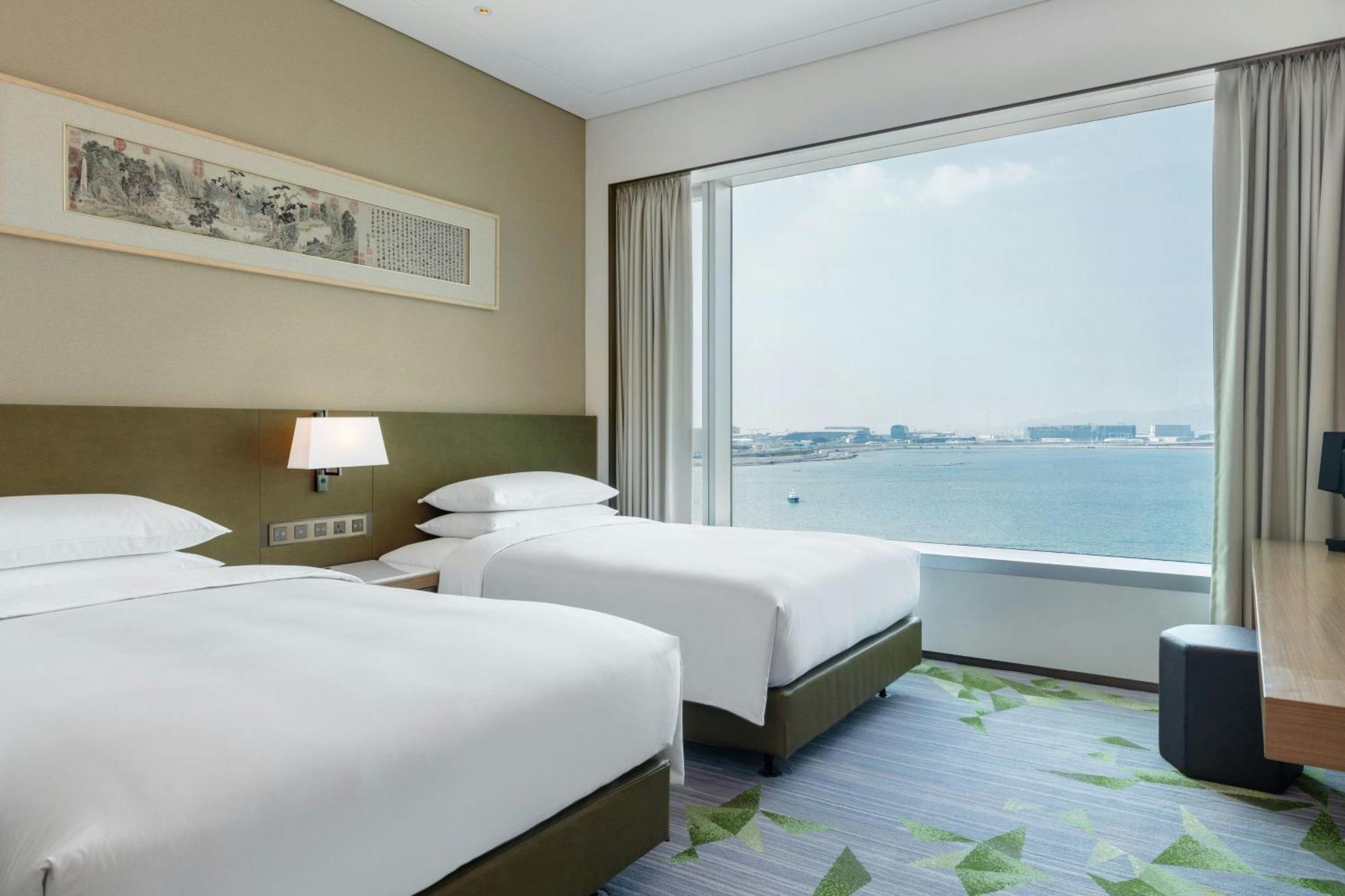 Executive Deluxe Ocean View Two Double Beds Room