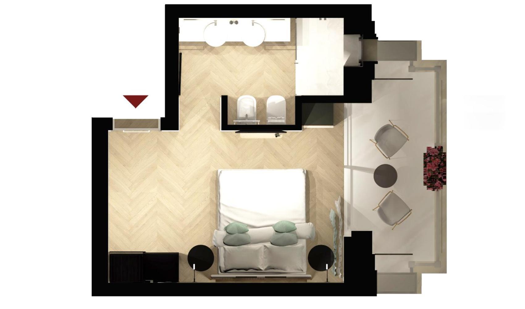 Deluxe Double Room Side Sea View