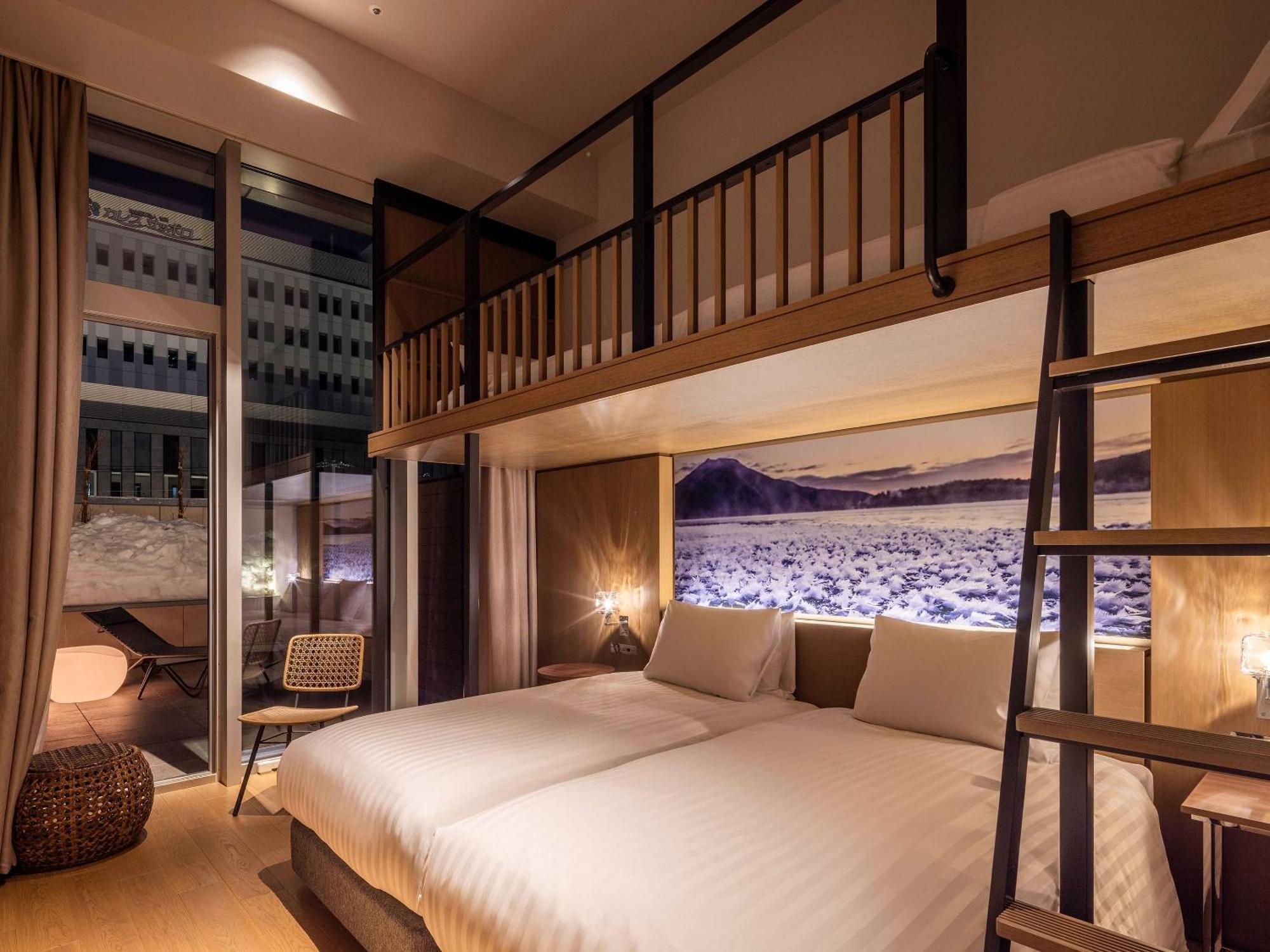 Twin Room with Bunk Bed and Terrace - Non-Smoking