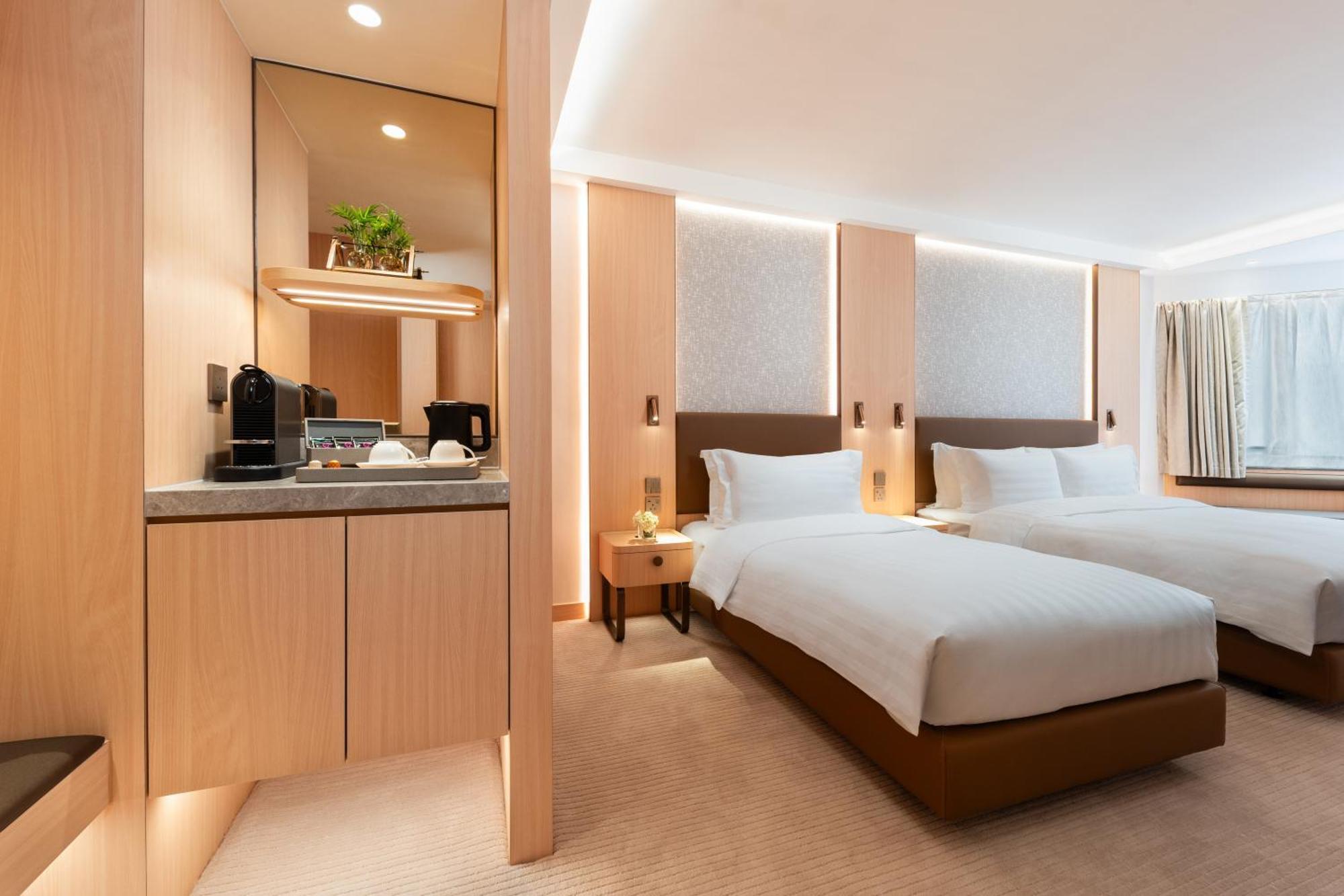 Newly Renovated Deluxe Room One Double Bed One Single Bed
