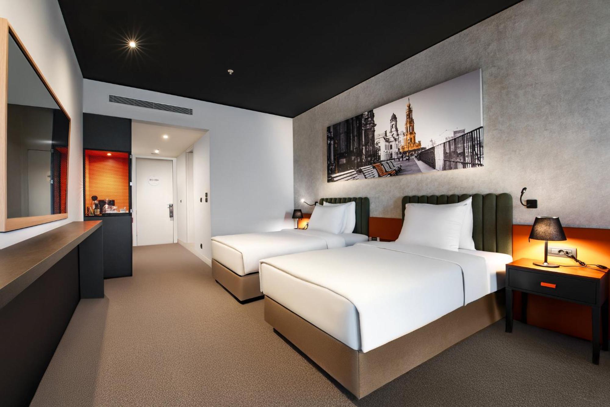 Premium Tweepersoonskamer met 2 Aparte Bedden