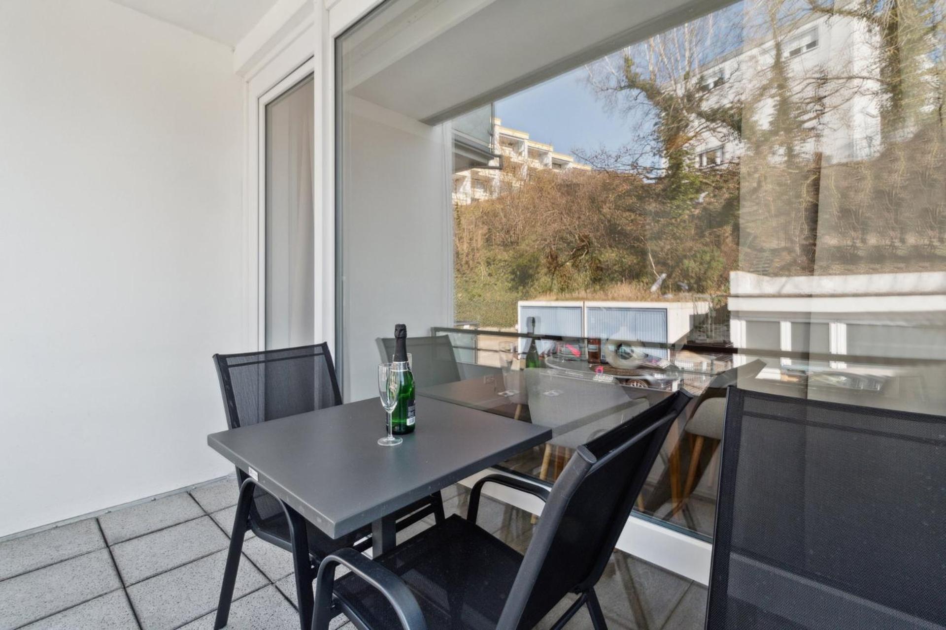 Apartment mit 1 Schlafzimmer und Balkon