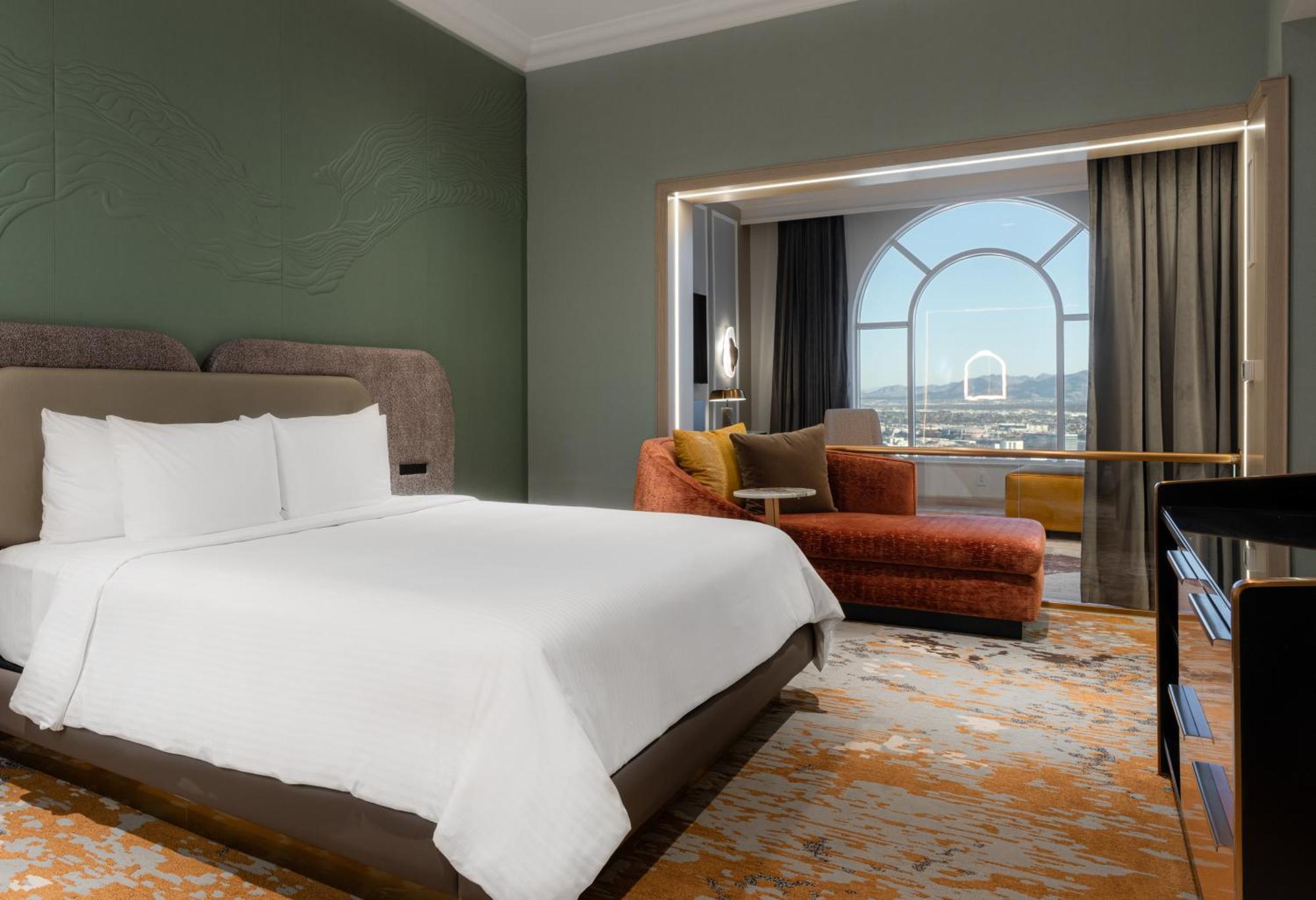 Suíte grand com cama king-size e vista da cidade - Reformada recentemente