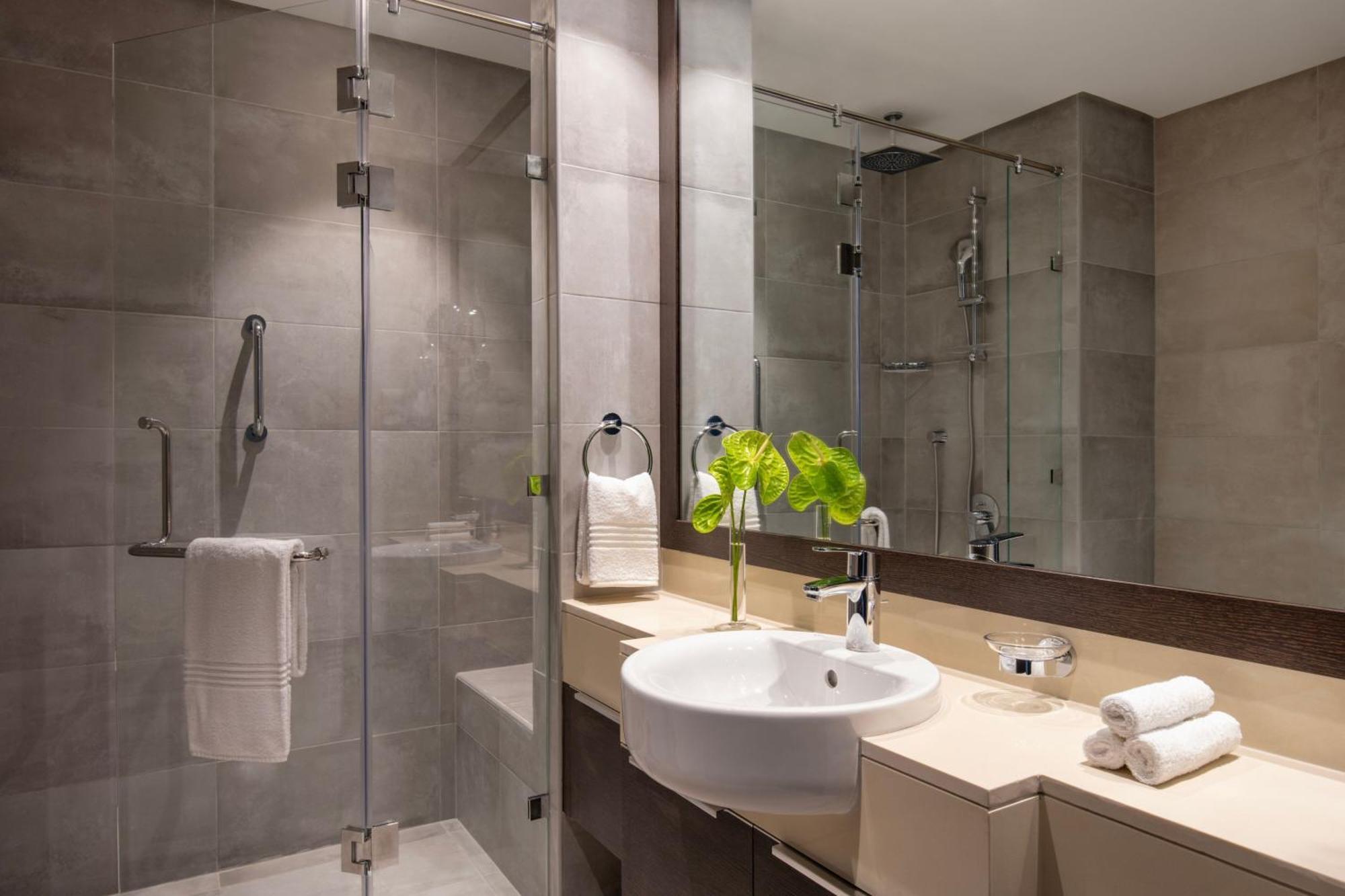 Two-Bedroom Duplex Apartment with Balcony and City View