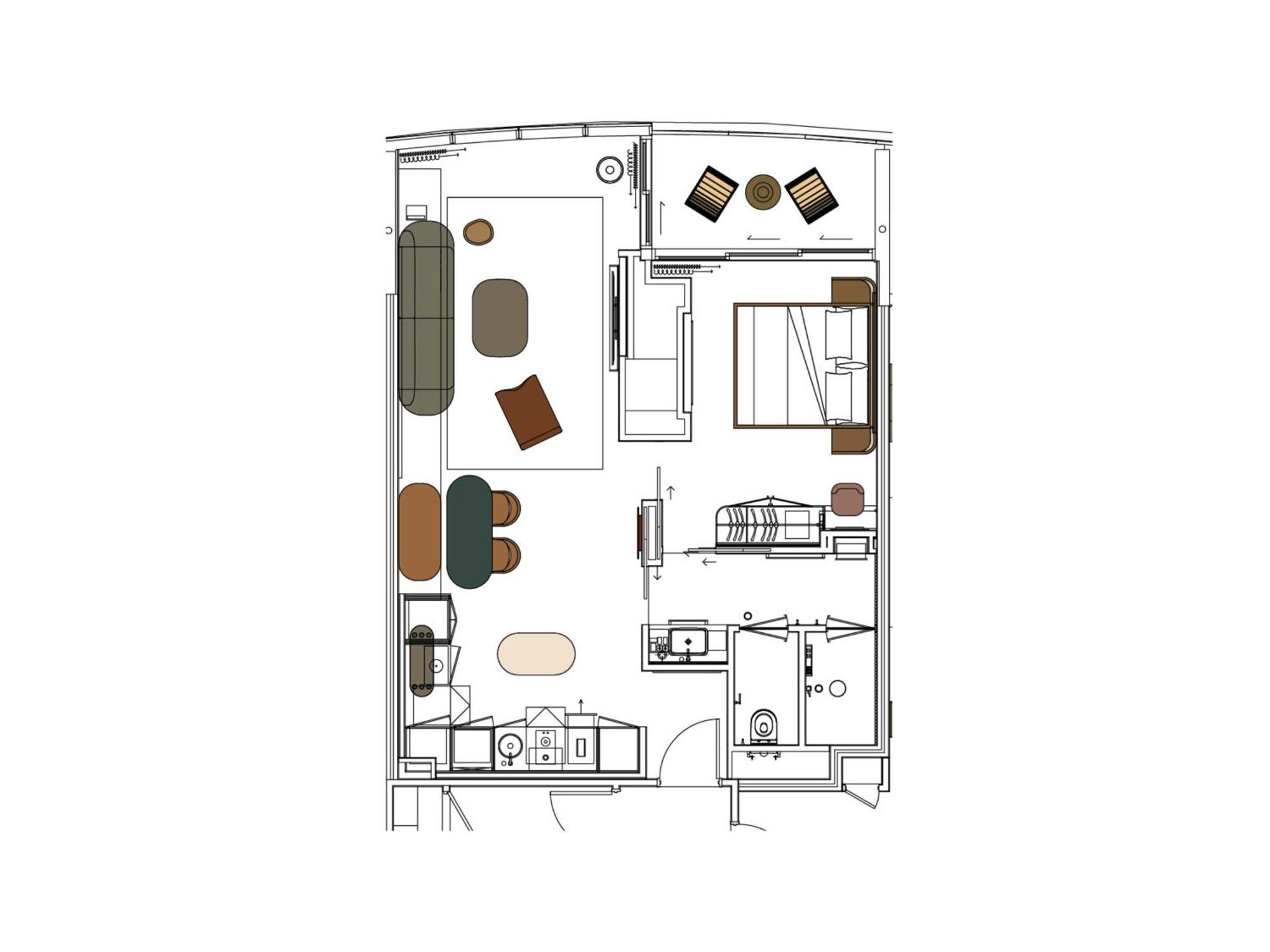 One-Bedroom Suite with Ocean View