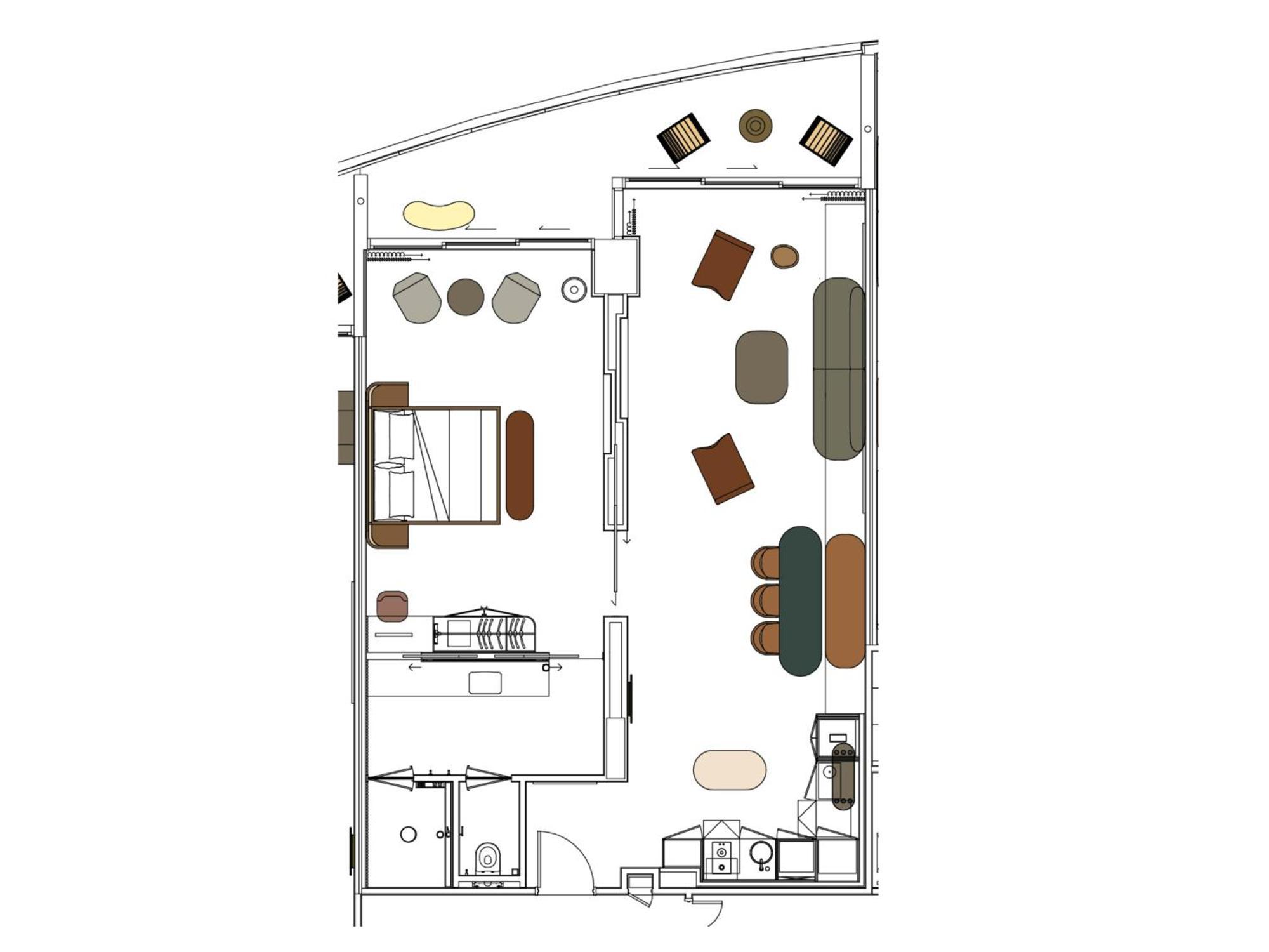 One-Bedroom XL Suite with Ocean View