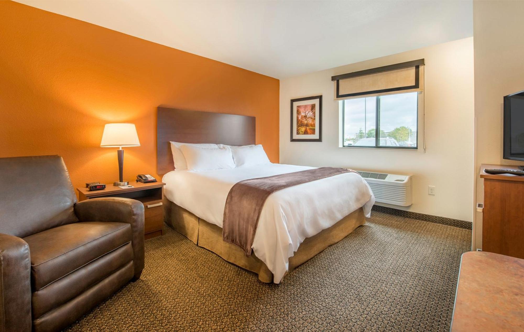 Queen Room - Hearing & Mobility Accessible - Roll In Shower