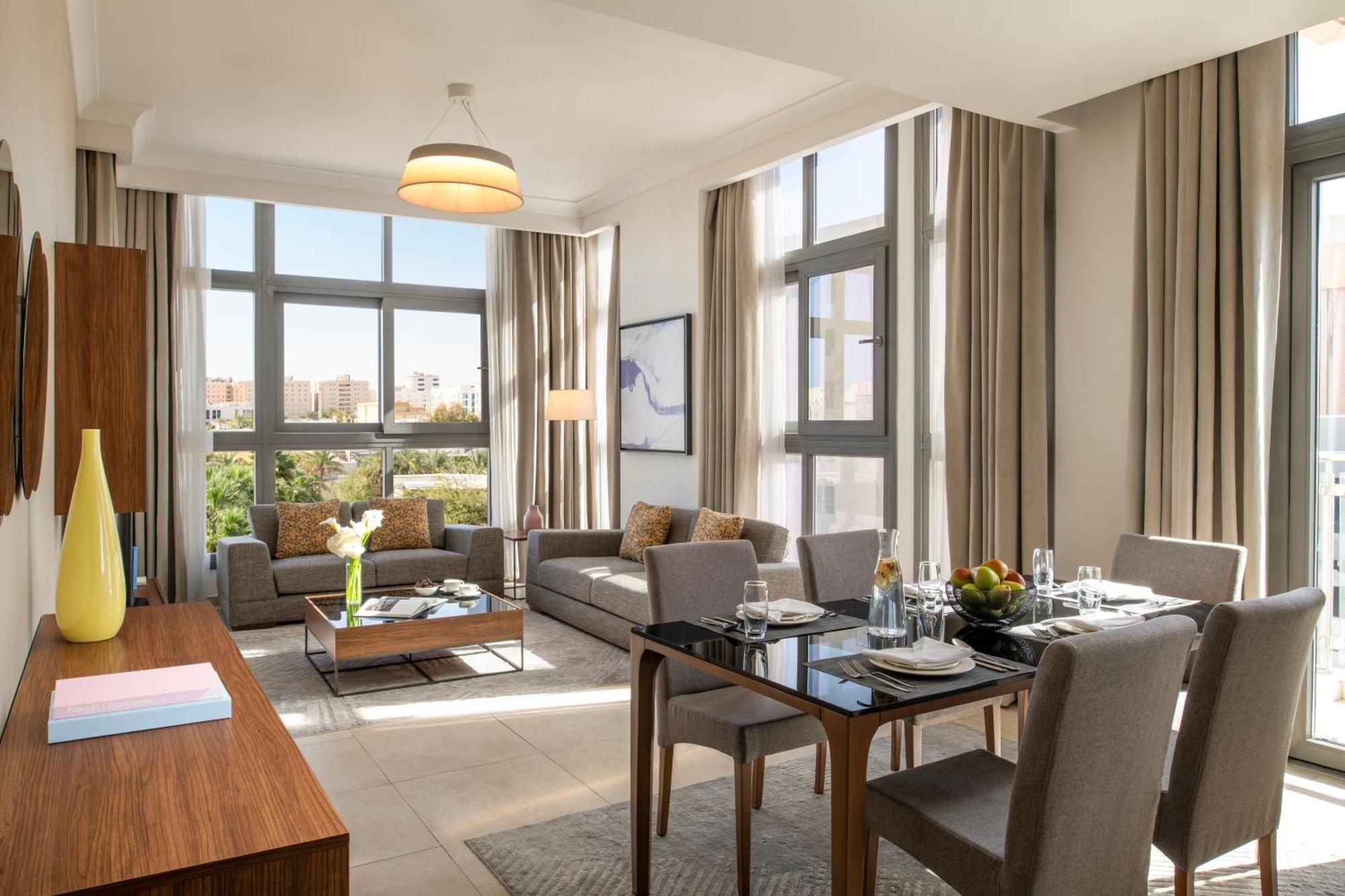 Two-Bedroom Premier Apartment Balcony Street View