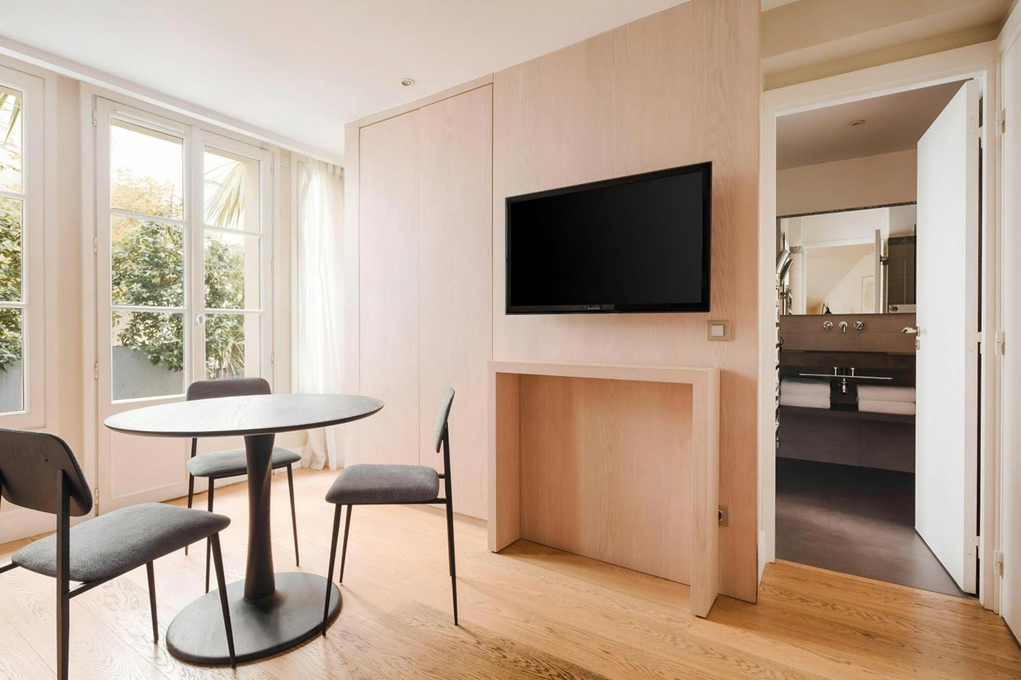 Suite avec kitchenette et coin extérieur