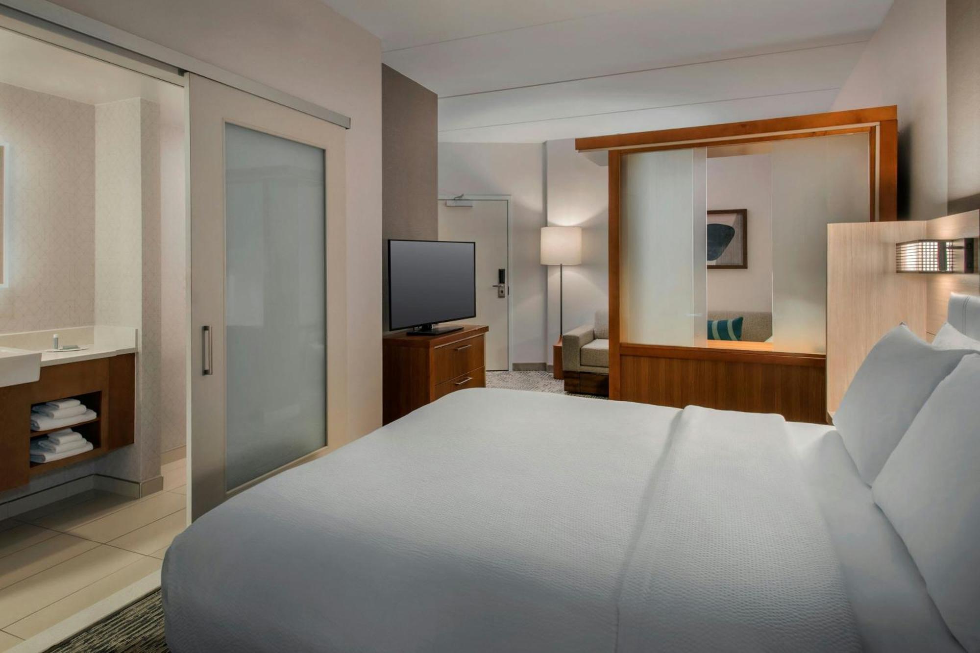 King Suite with Bathtub and Trundle Sofa - Mobility Access