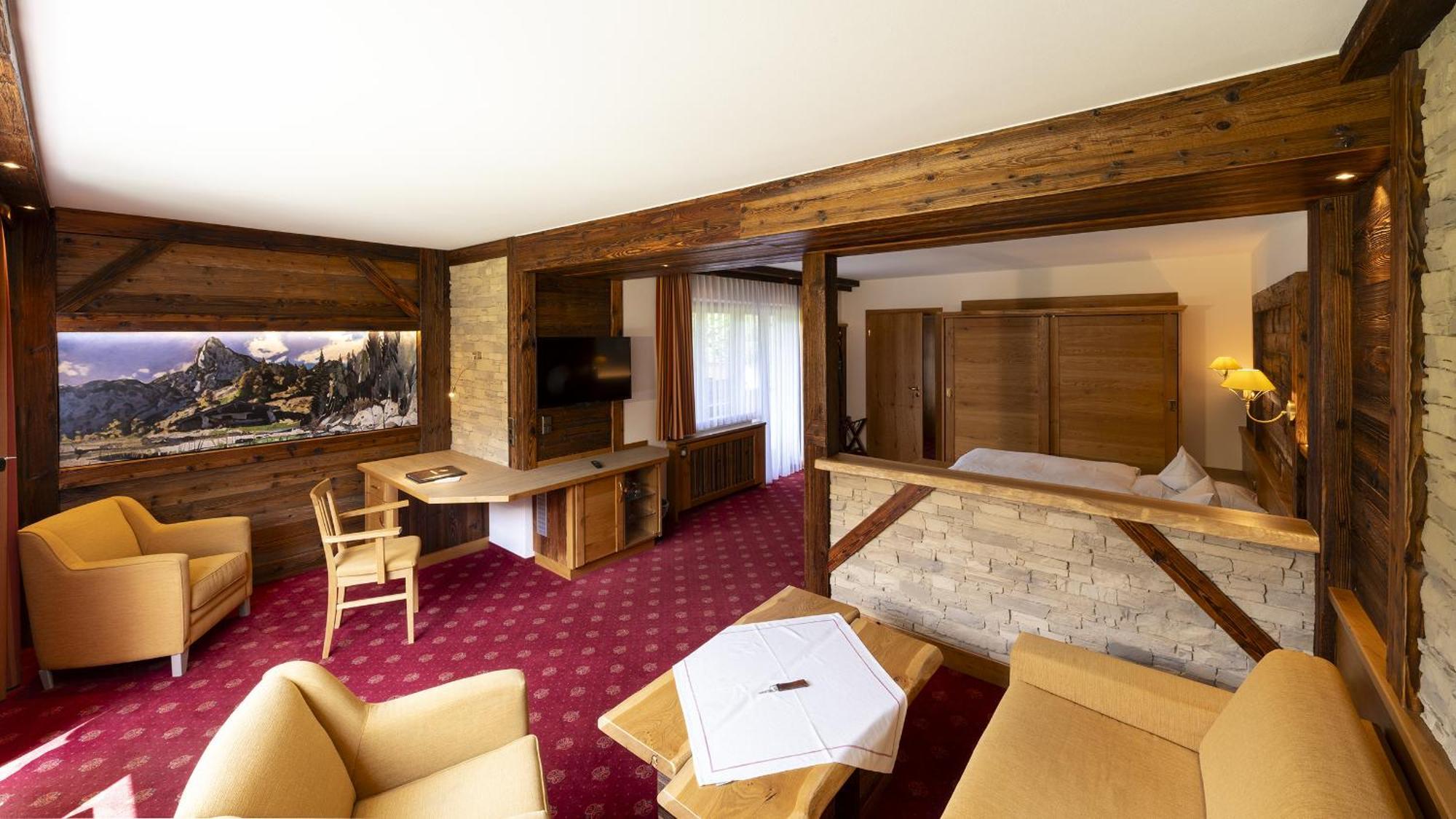 Suite mit Bergblick