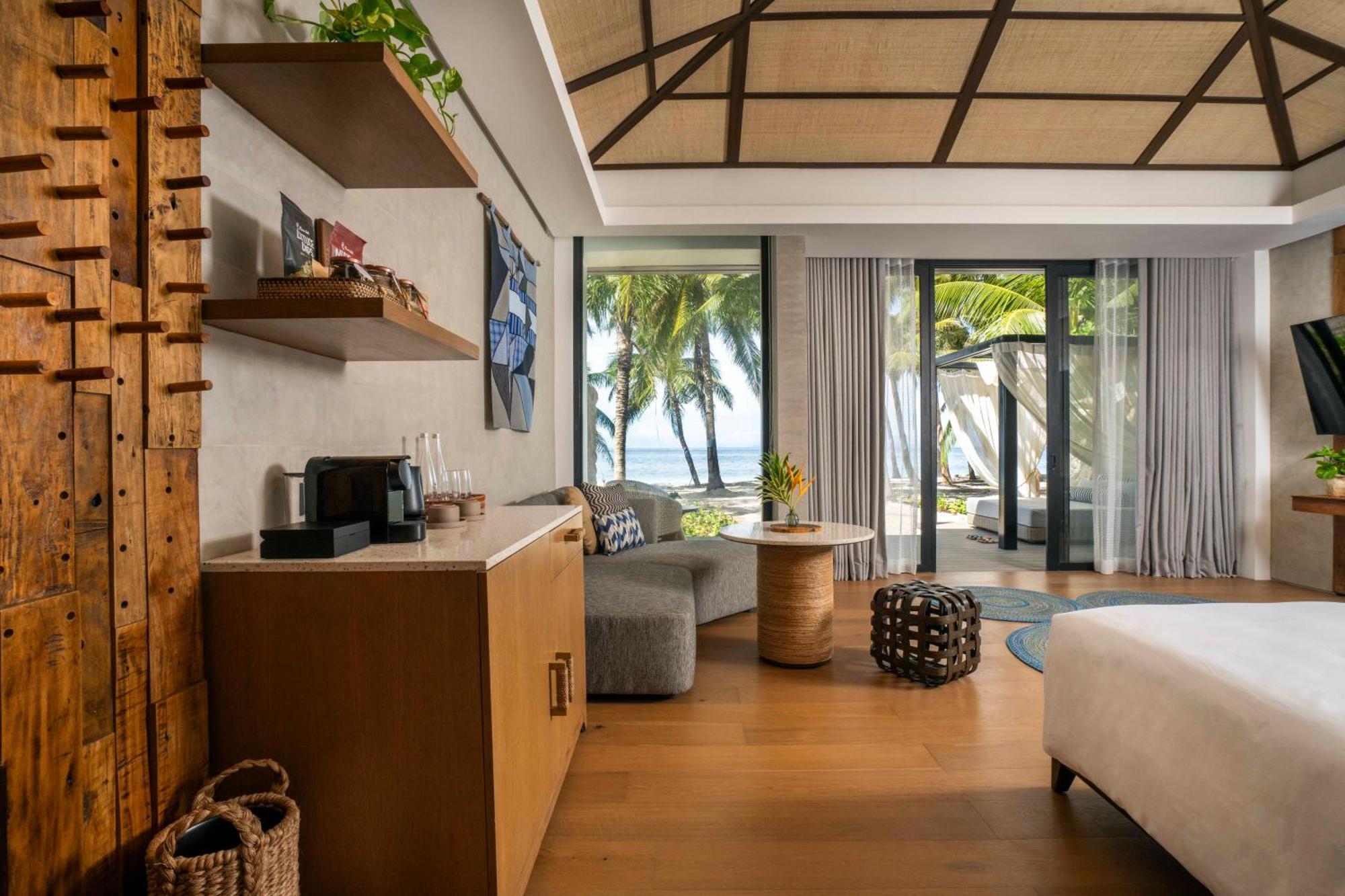 Diwata Suite with Two Double Beds and Oceanfront View