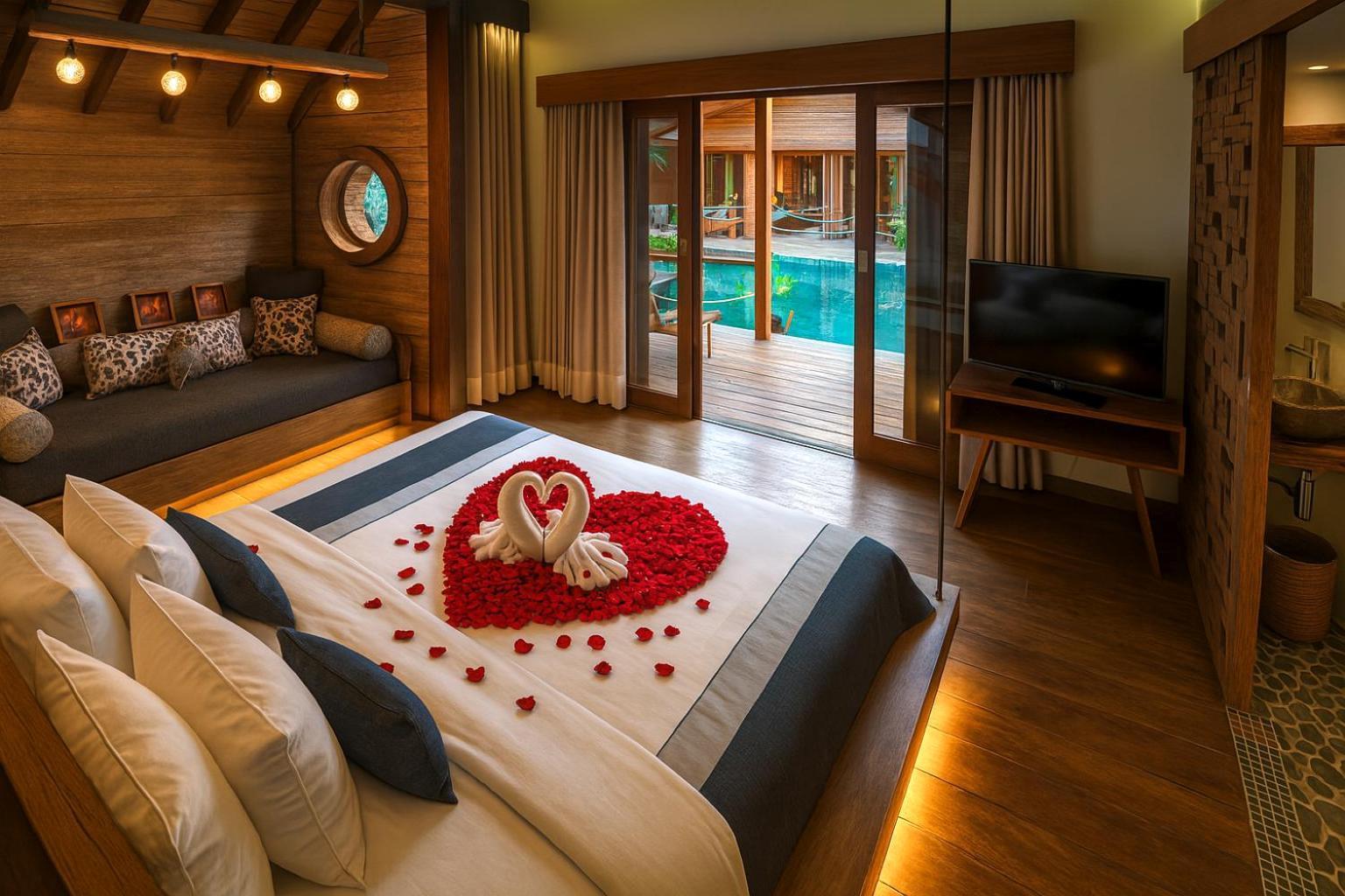 Executive One-Bedroom Family Suite Private Pool