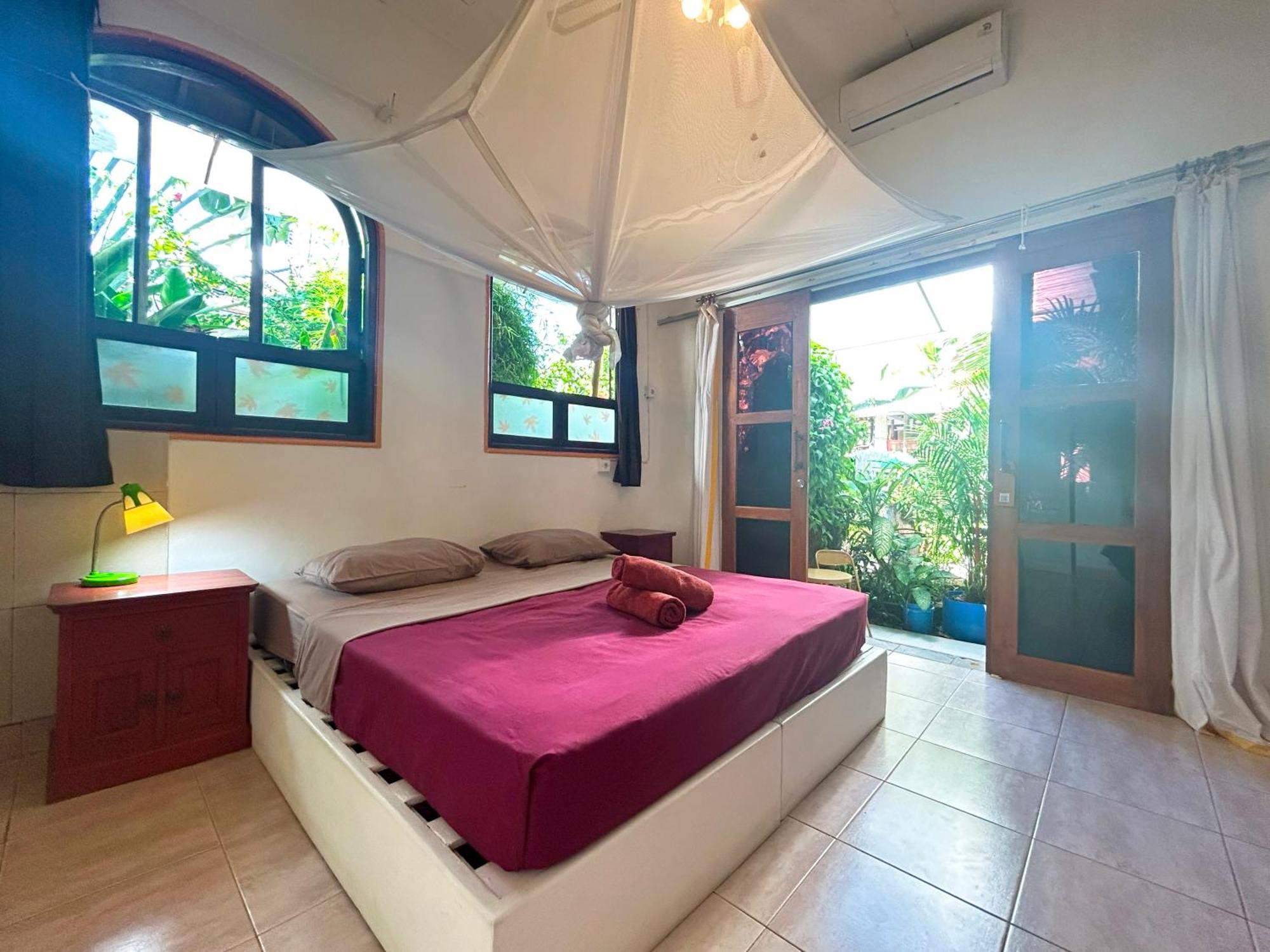 Double Room with Fan and Air Conditioning