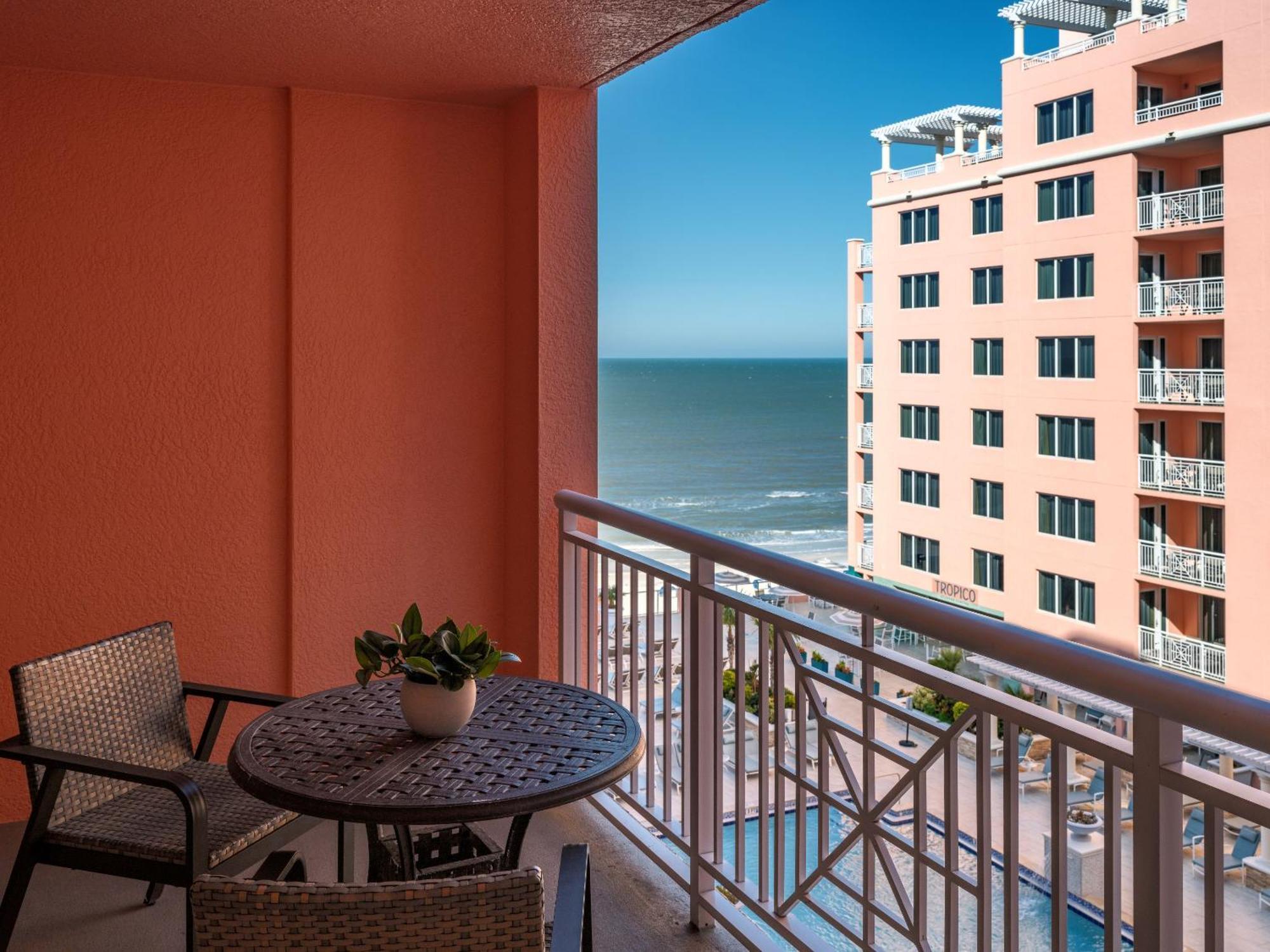 Two-Bedroom Residential Suite Full Kitchen Pool View