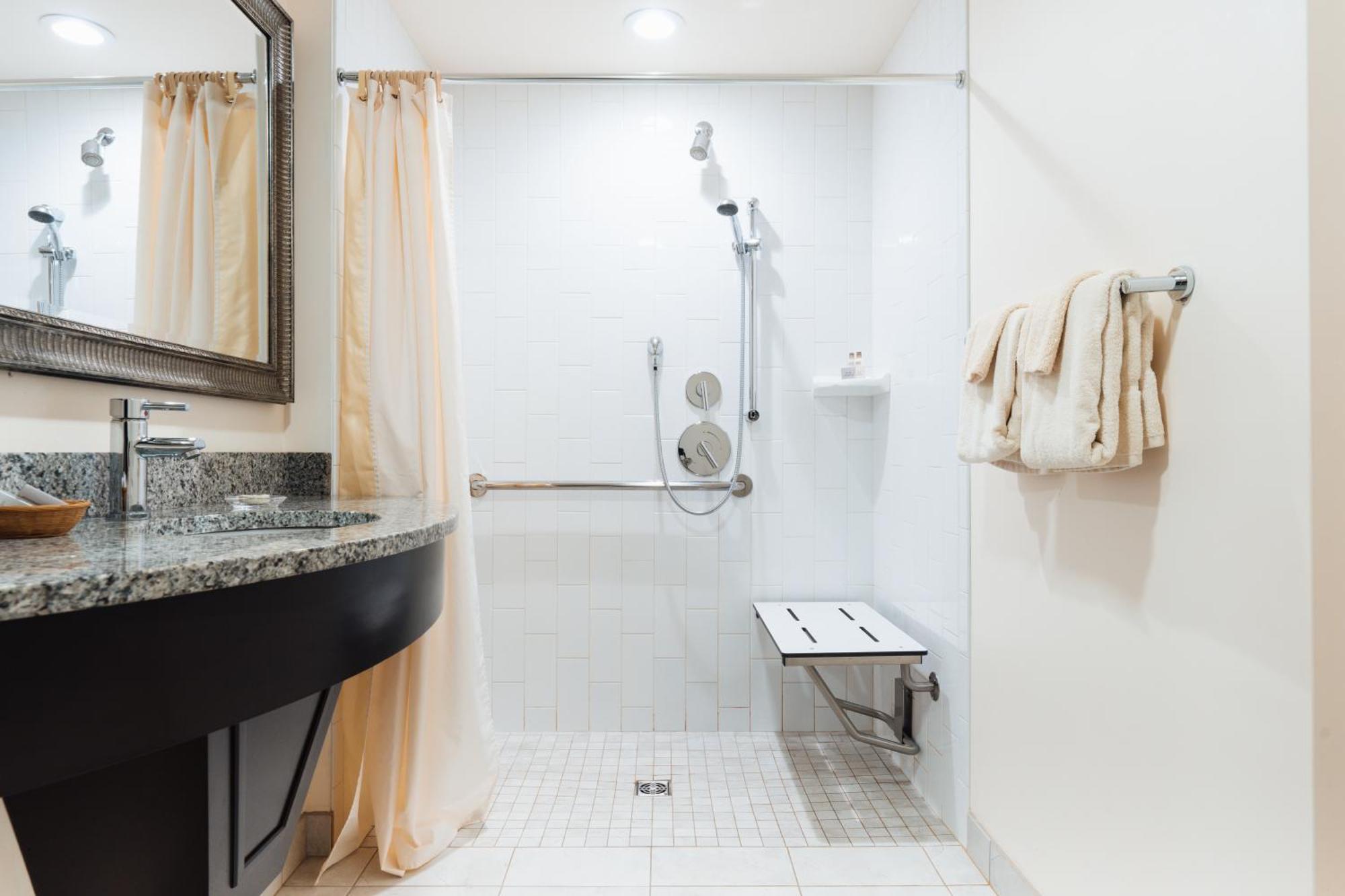 King Room with Roll-In Shower - Disability Access
