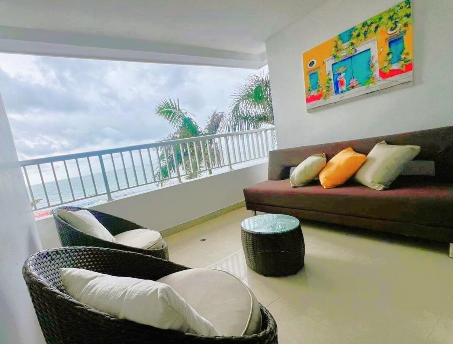 Two-Bedroom Apartment with Terrace and Sea View