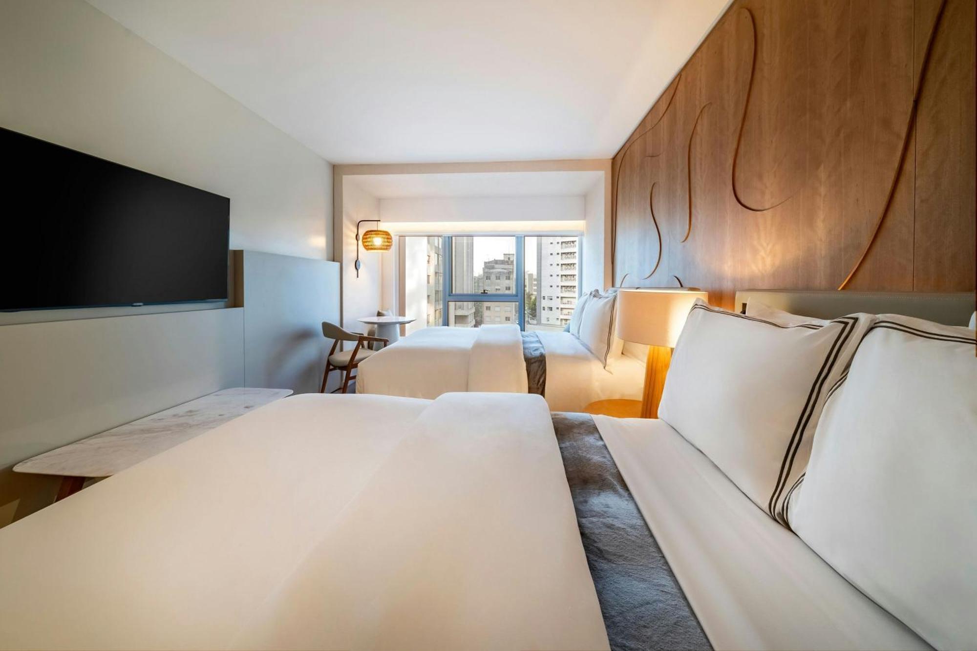 Premium Kamer met 2 Tweepersoonsbedden