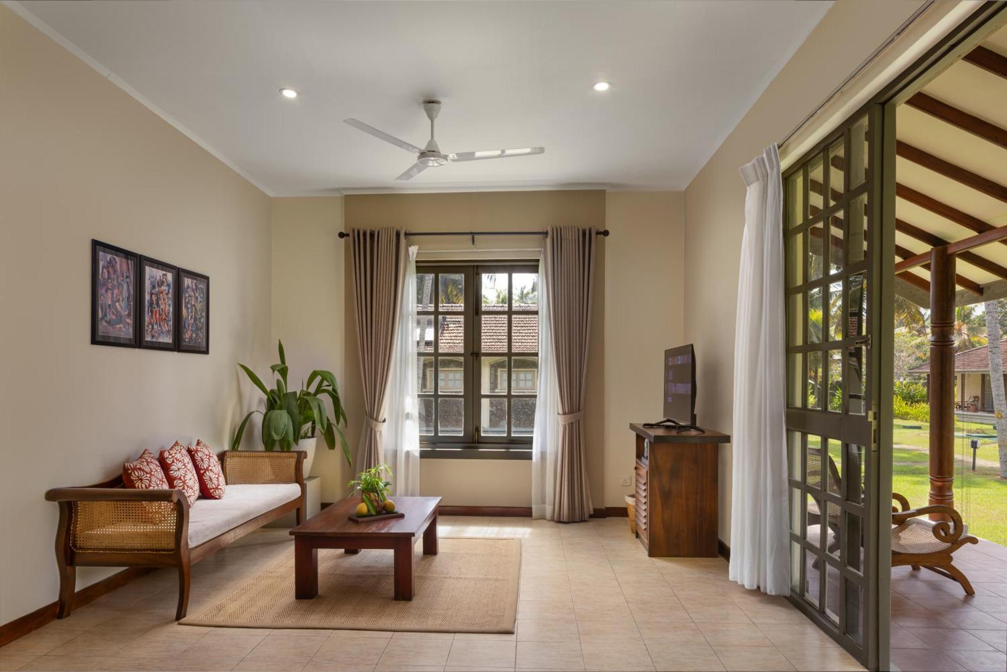 Villa con vistas al jardín