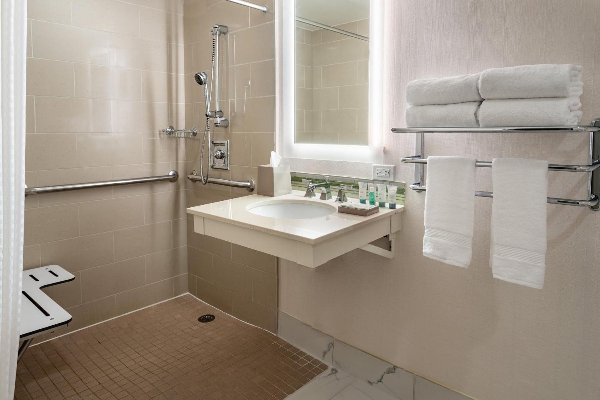 Traditional King Room with Roll-in Shower - Mobility Accessible