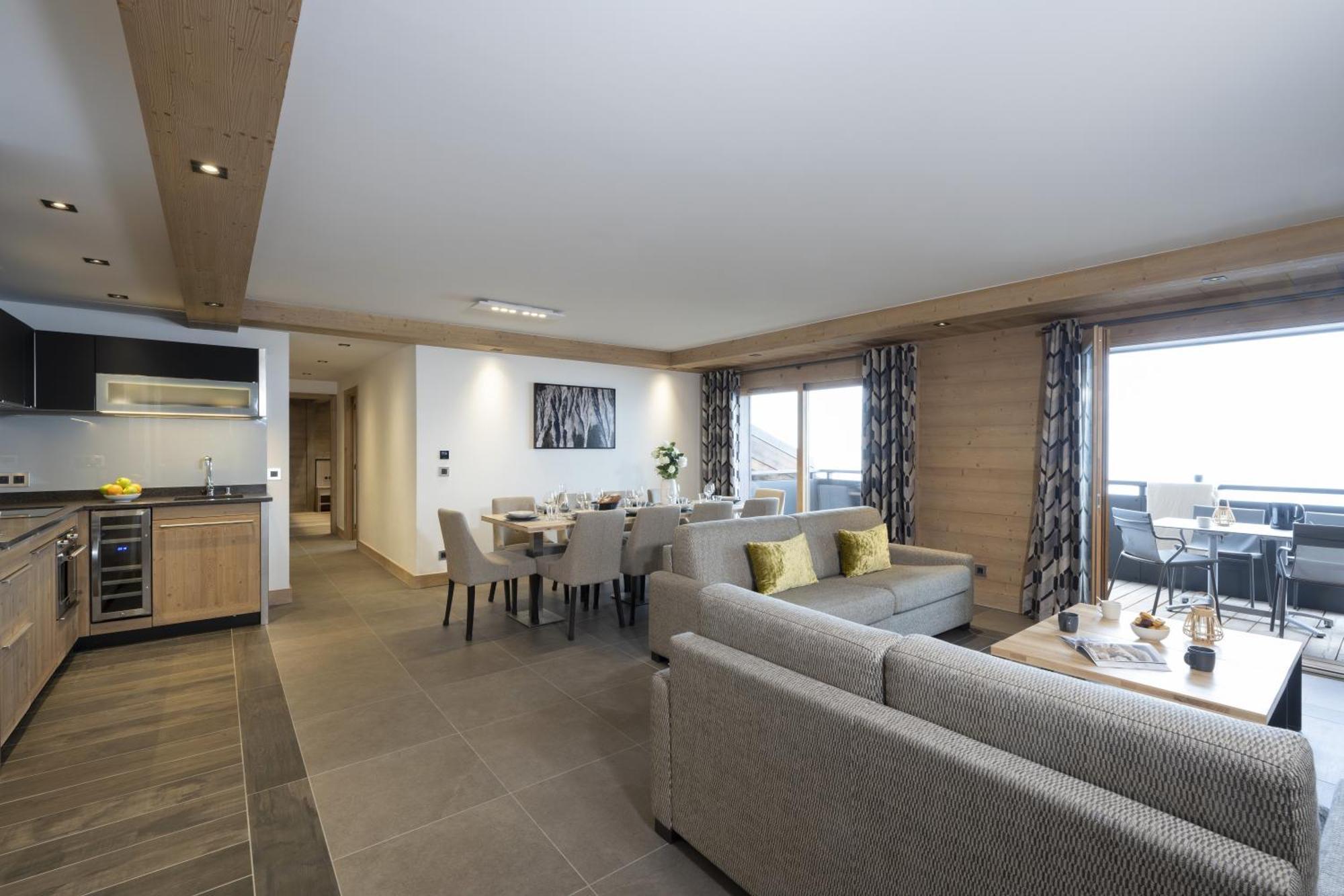 Four-Bedroom Apartment for 8 people with Spa Access