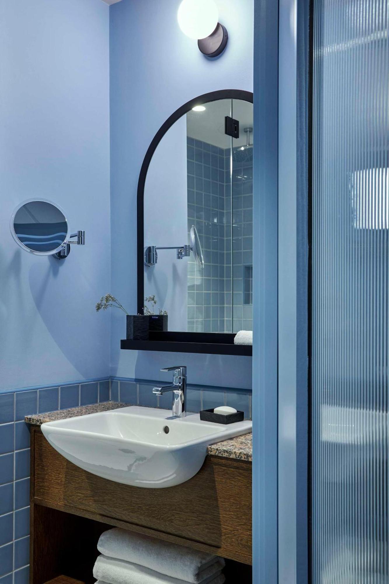 Quarto Twin com Vista para o Pátio