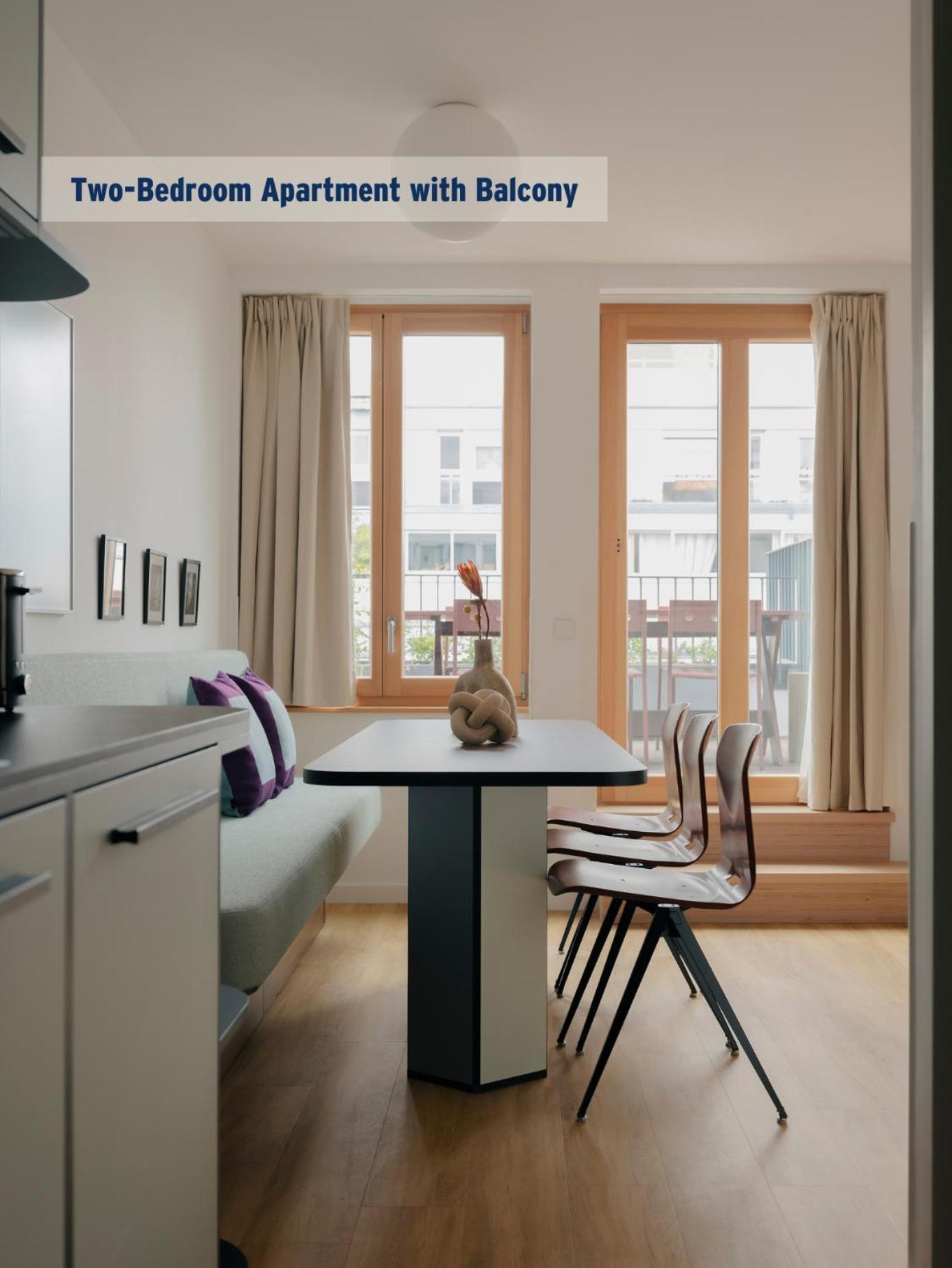 Two-Bedroom Apartment Balcony