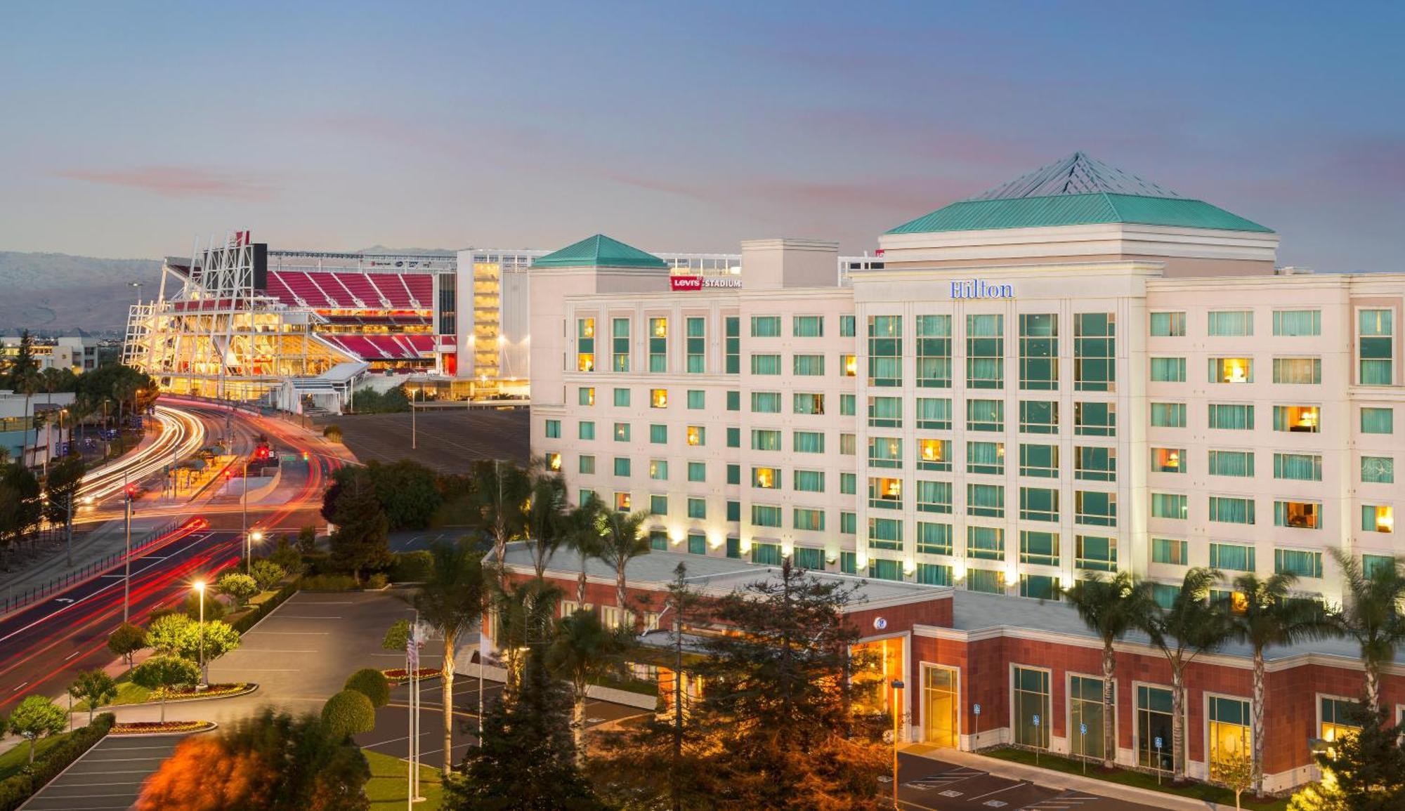 One King Bed with Stadium View