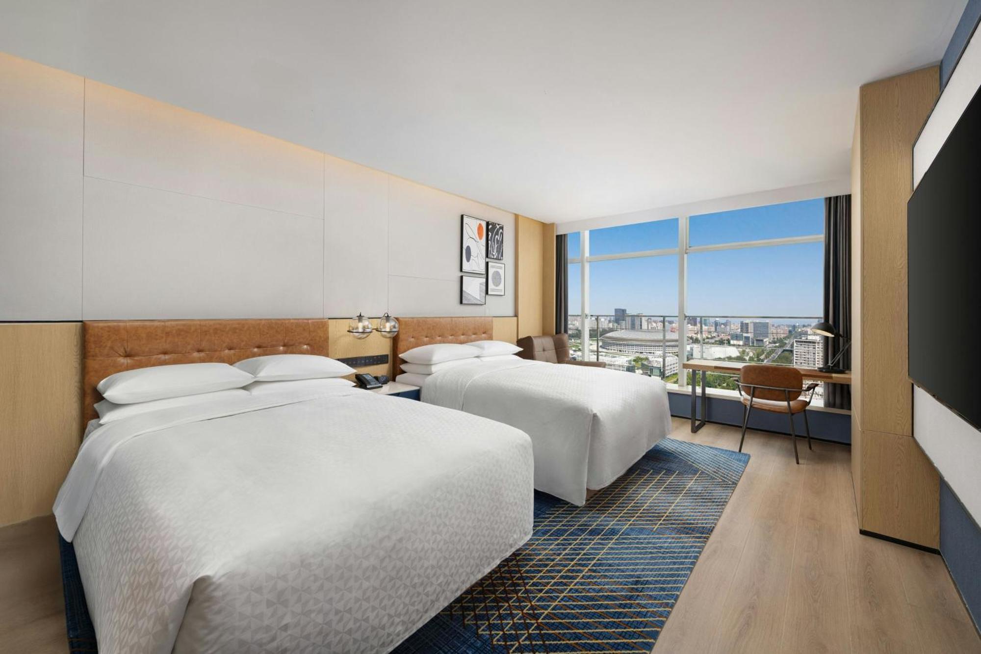 Double Room with Two Double Beds and Stadium View
