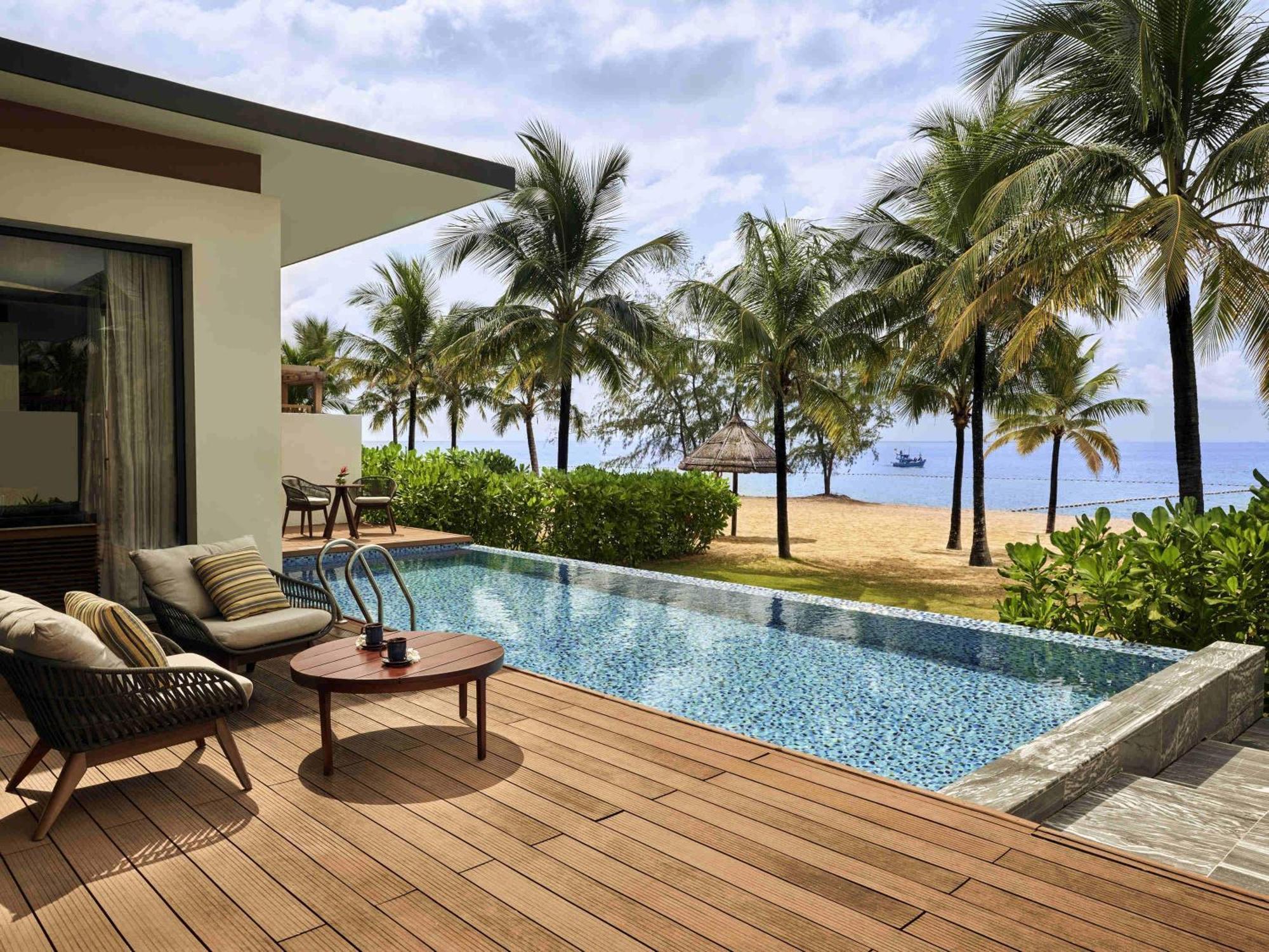 Three-Bedroom Beach Front Villa with Private Pool
