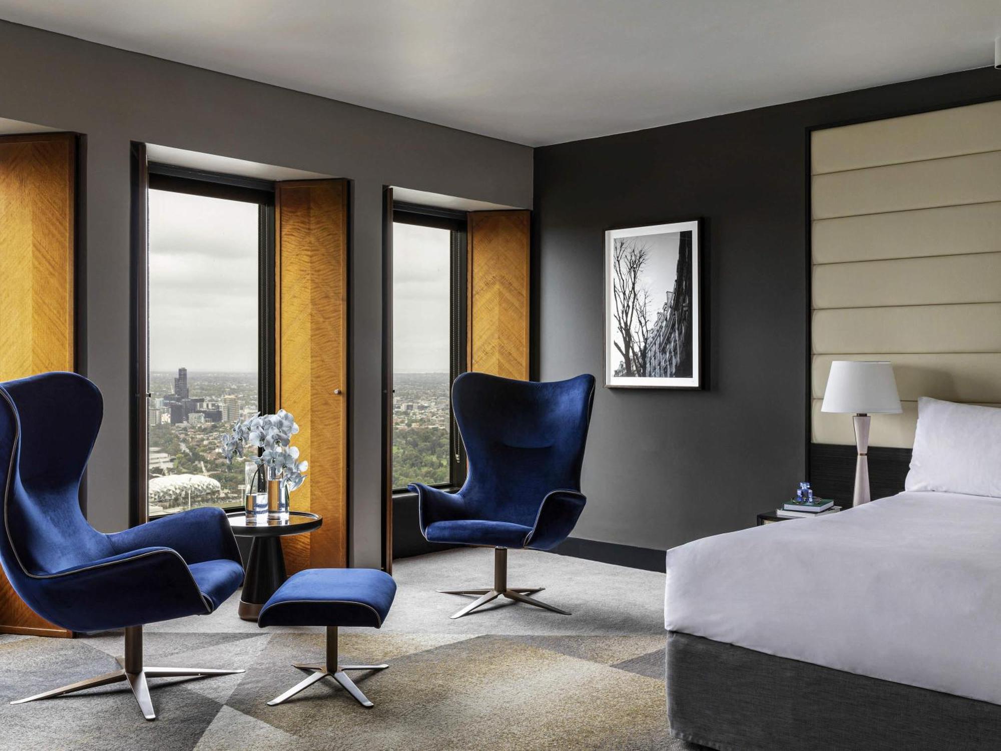 Kamar Deluxe King dengan Pemandangan Taman