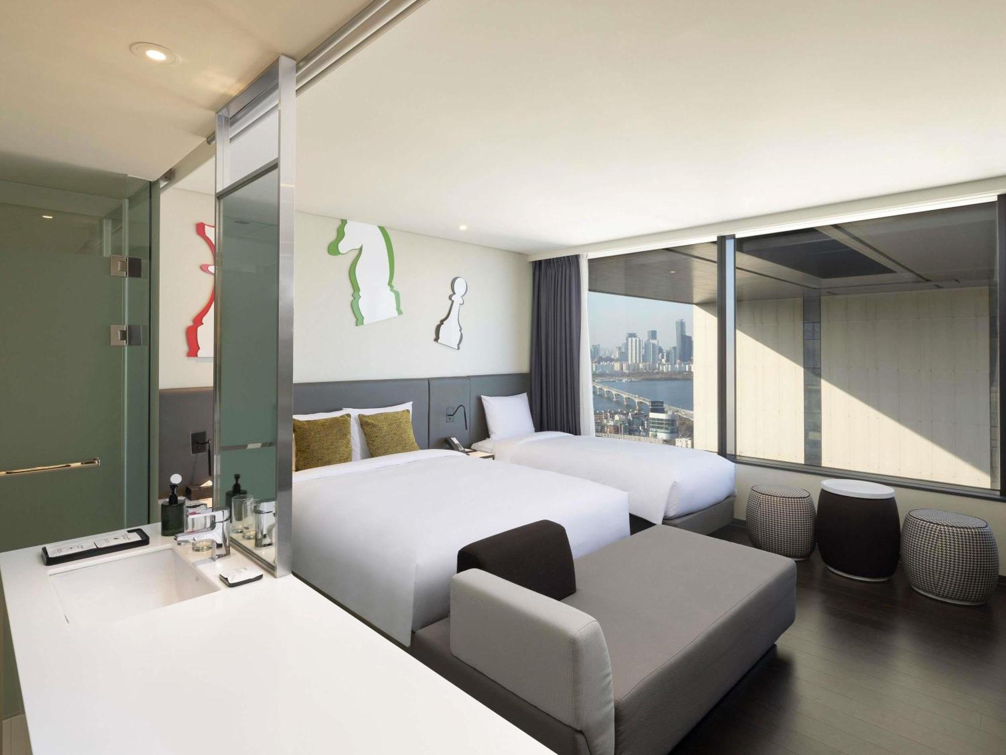 Junior Suite with One Double Bed and One Single Bed