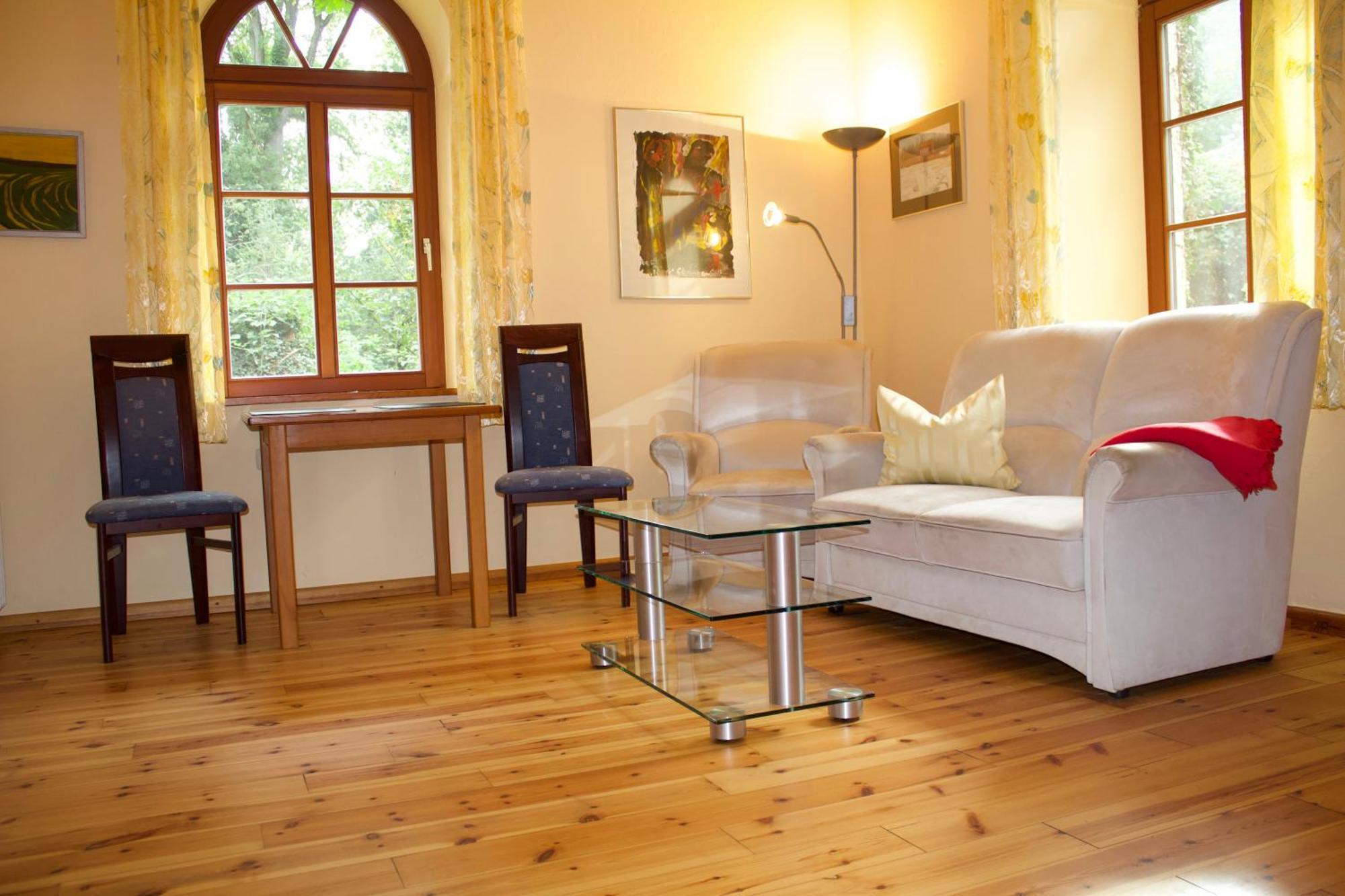 Apartment mit 1 Schlafzimmer und Gartenblick