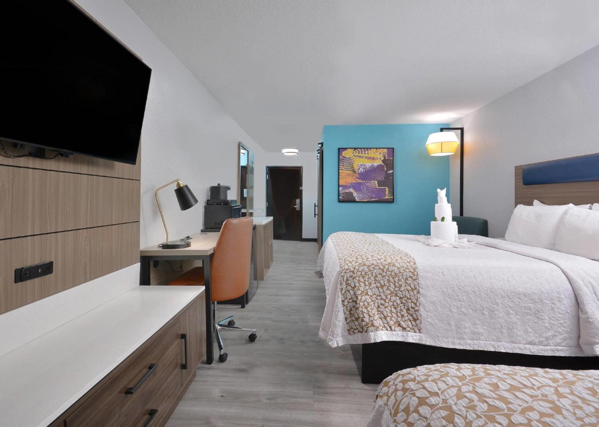 Suite met 2 Queensize Bedden - Geschikt voor Gasten met een Lichamelijke Beperking - Rookvrij