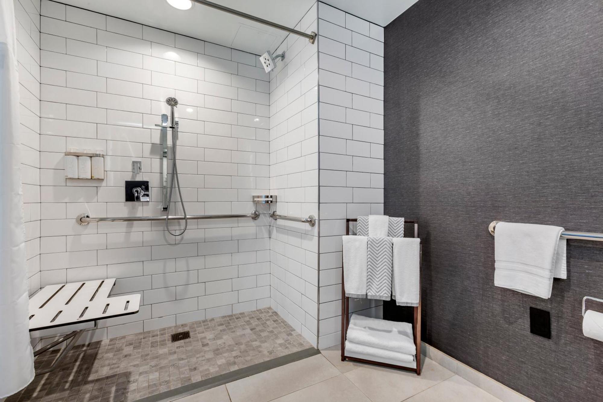 Accessible Room, 1 King Bed, Roll-In Shower, Non Smoking