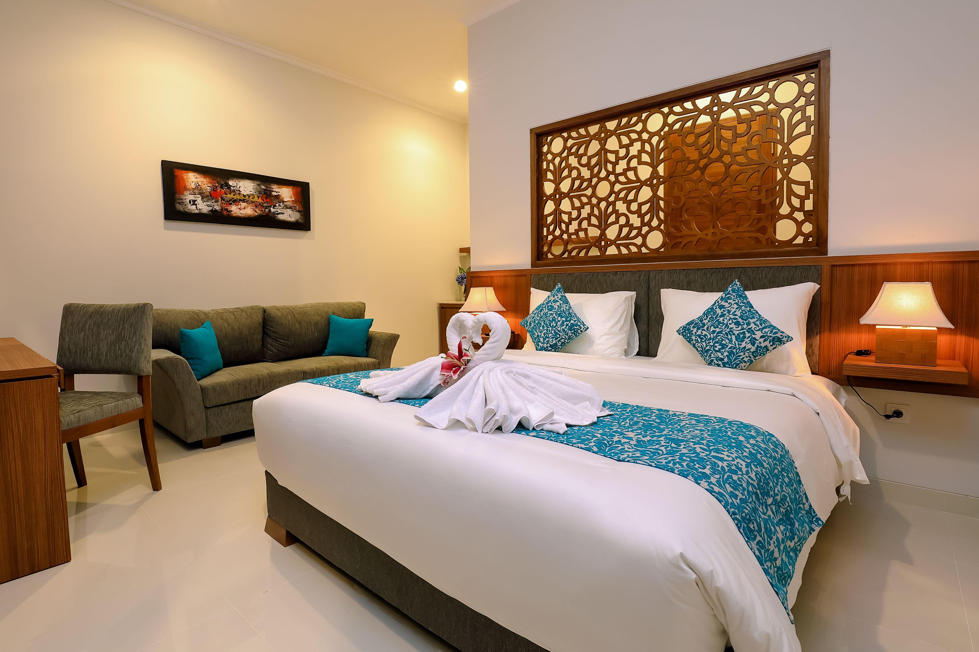 Kamar Deluxe Double atau Twin dengan Akses Kolam Renang