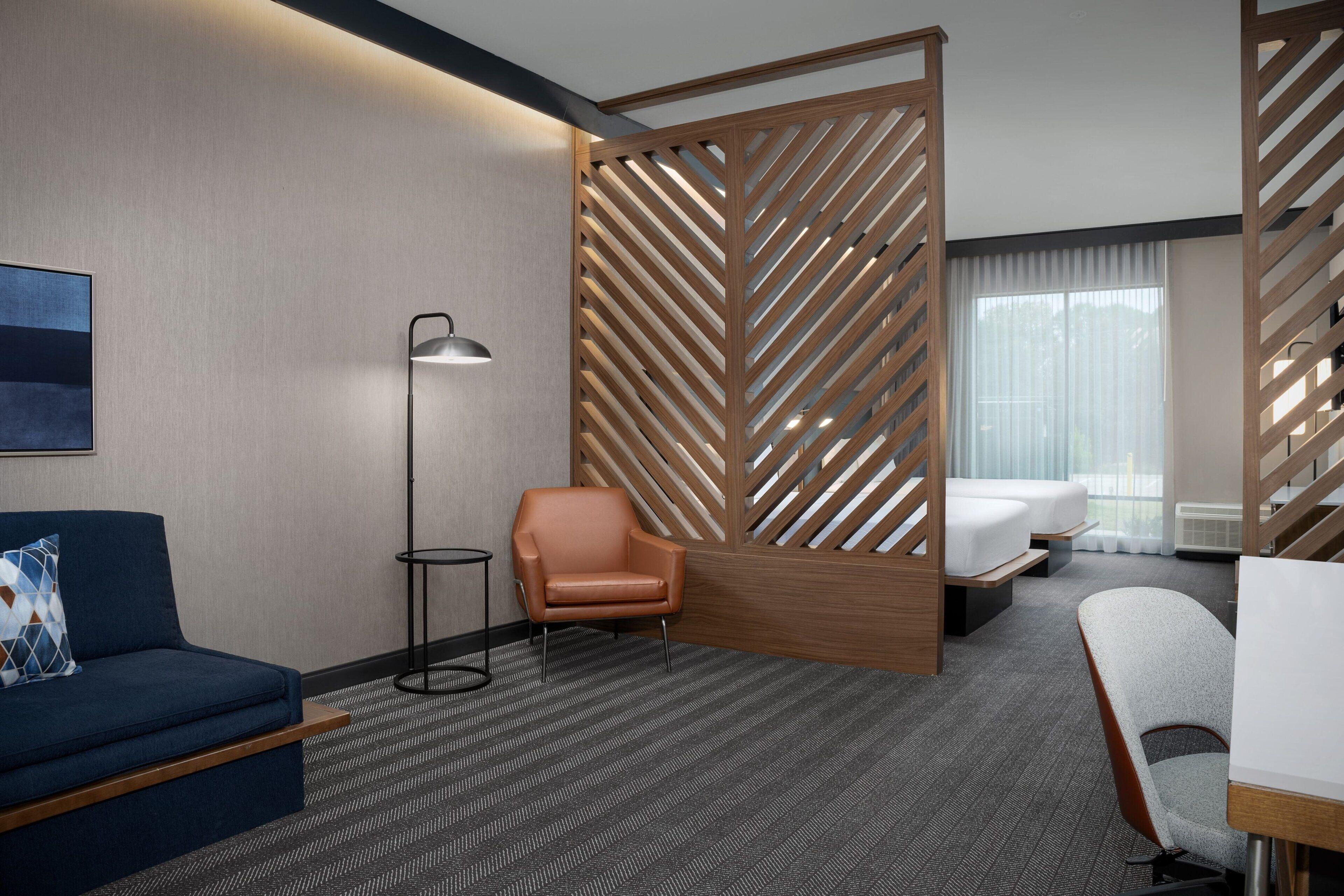Queen Suite with Two Queen Beds and Sofa Bed