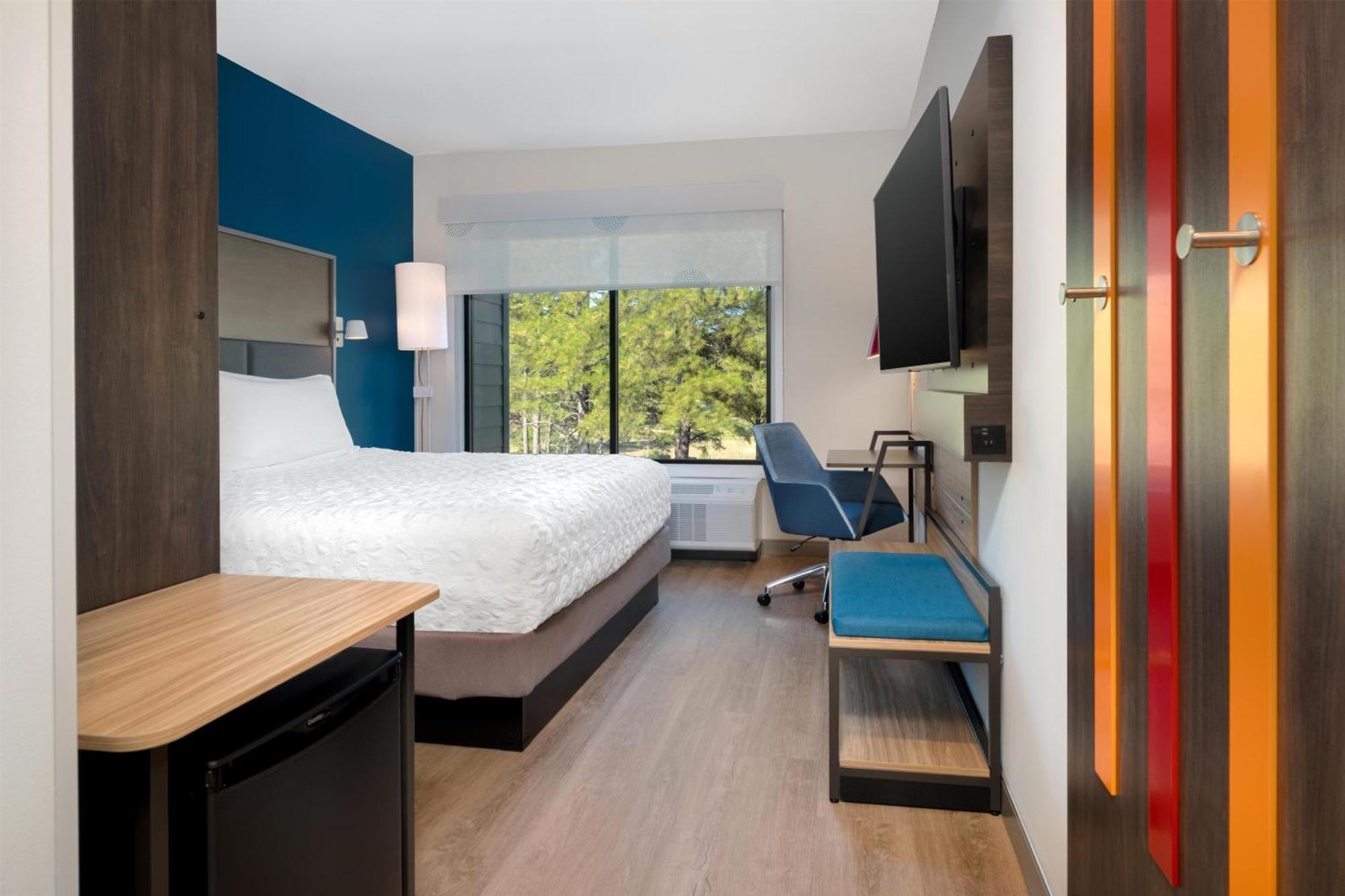 Habitación con ducha a ras de suelo - Cama extragrande