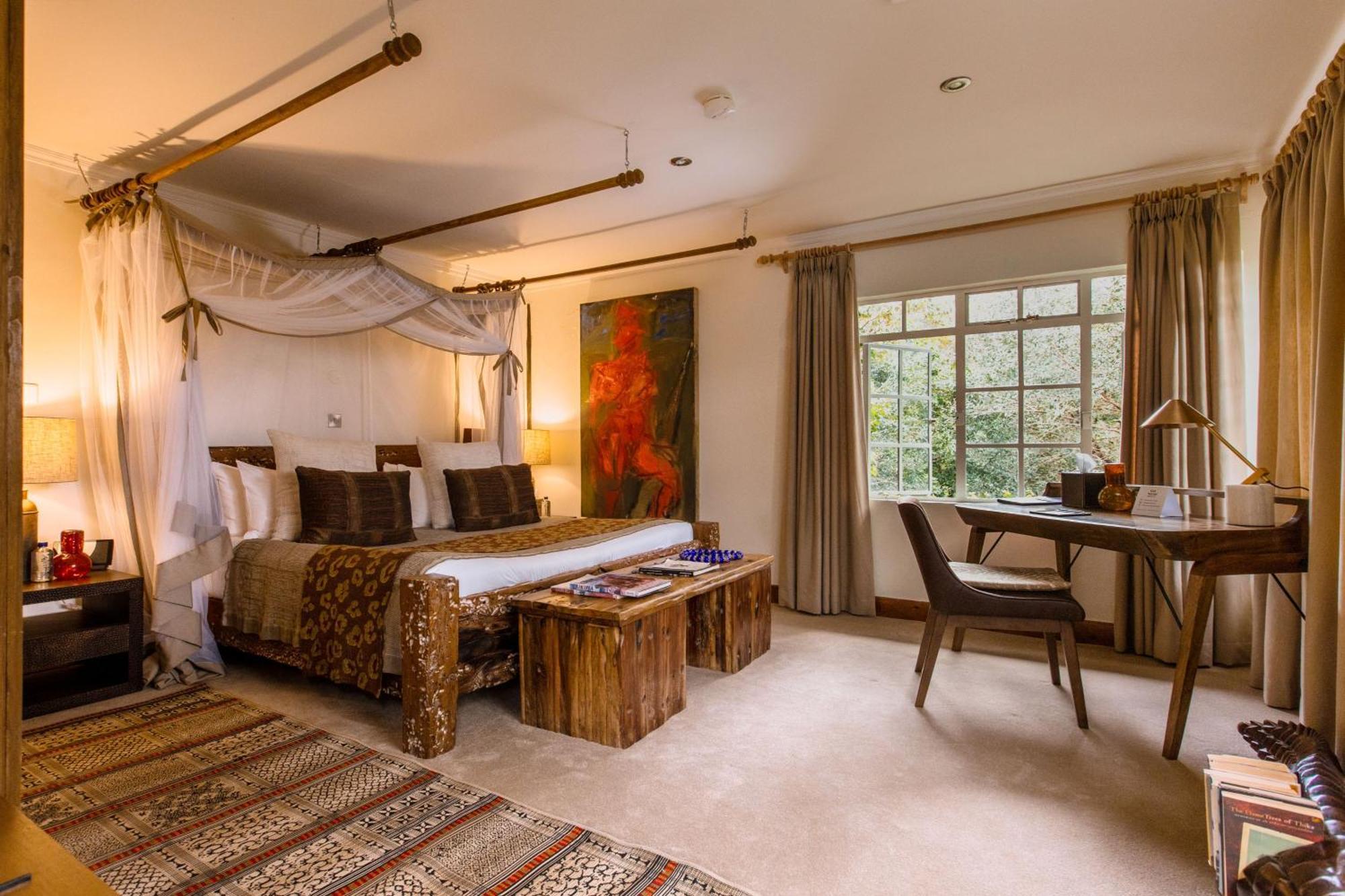 Kamer met uitzicht op het bos