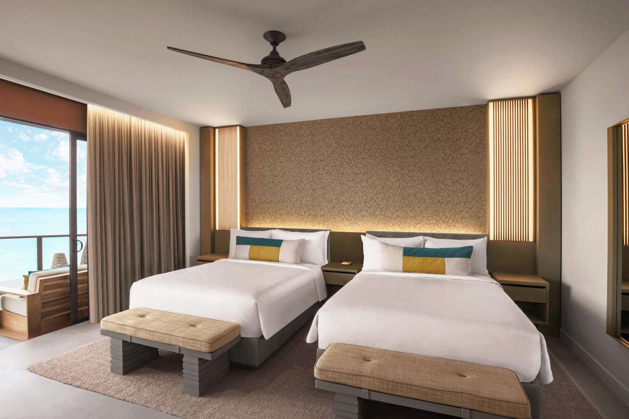 Queen Room with Two Queen Beds and Terrace - Oceanfront