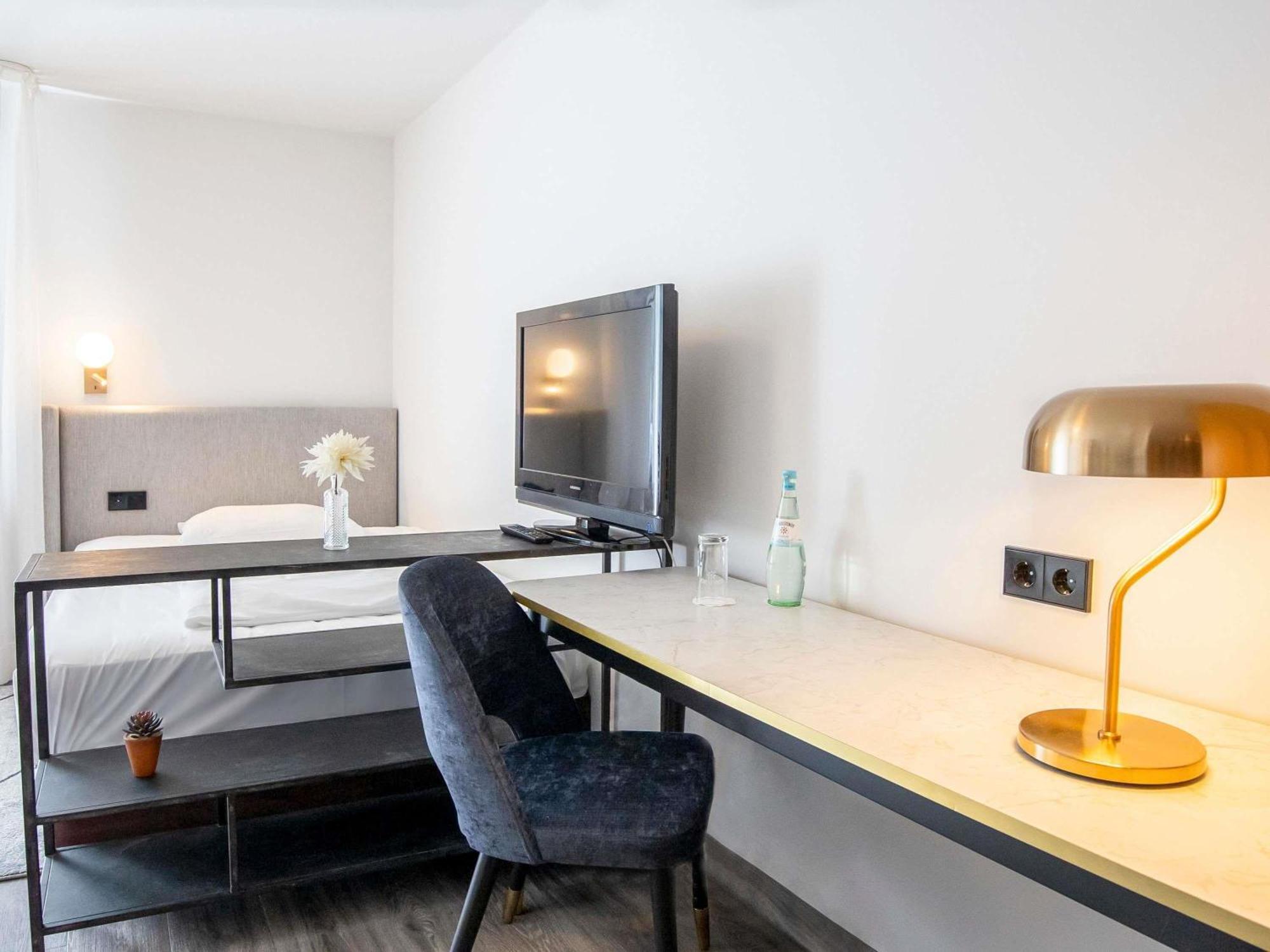 Studio mit Balkon oder Terrasse und 1 Doppelbett