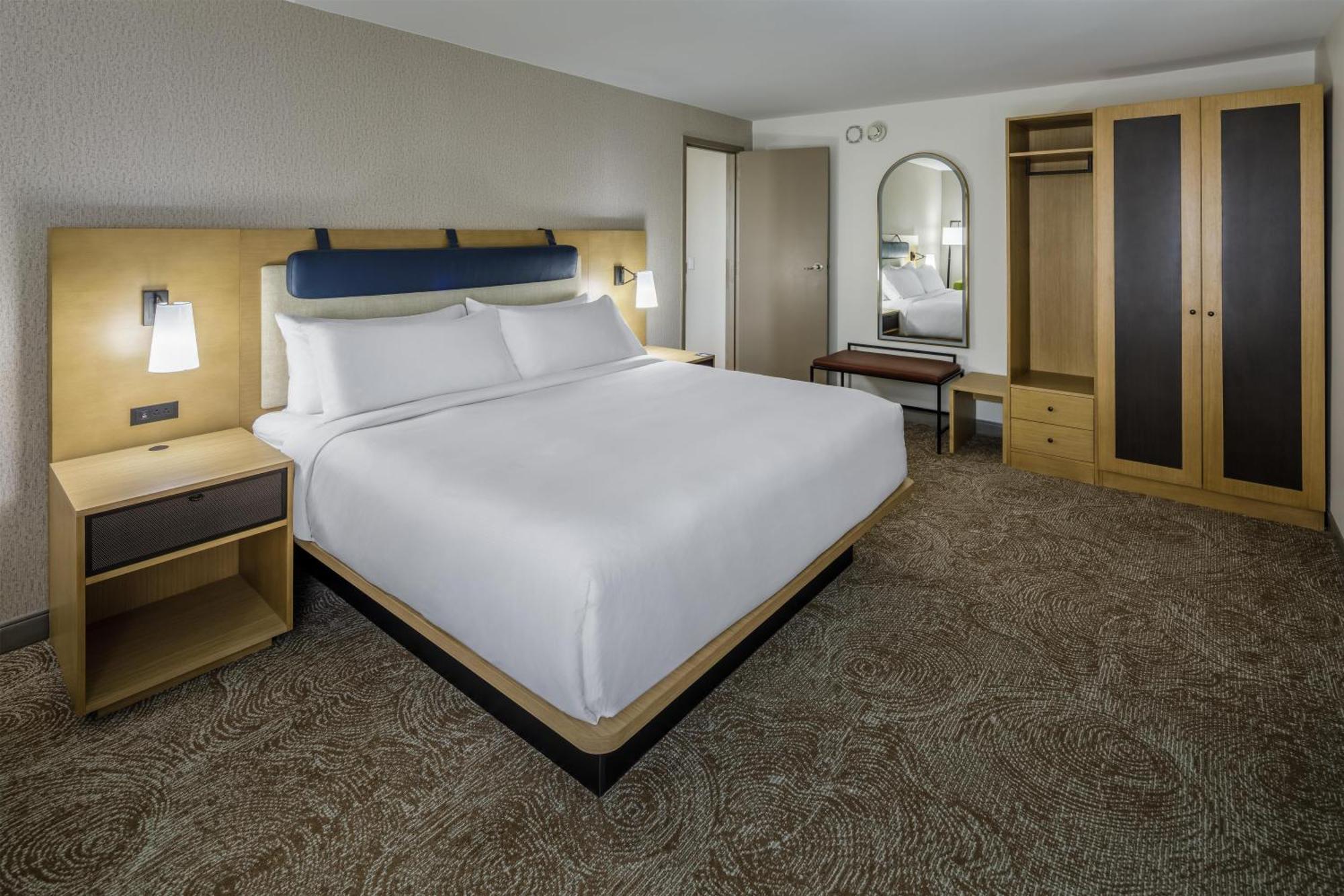 Suite Junior con cama extragrande y zona de estar