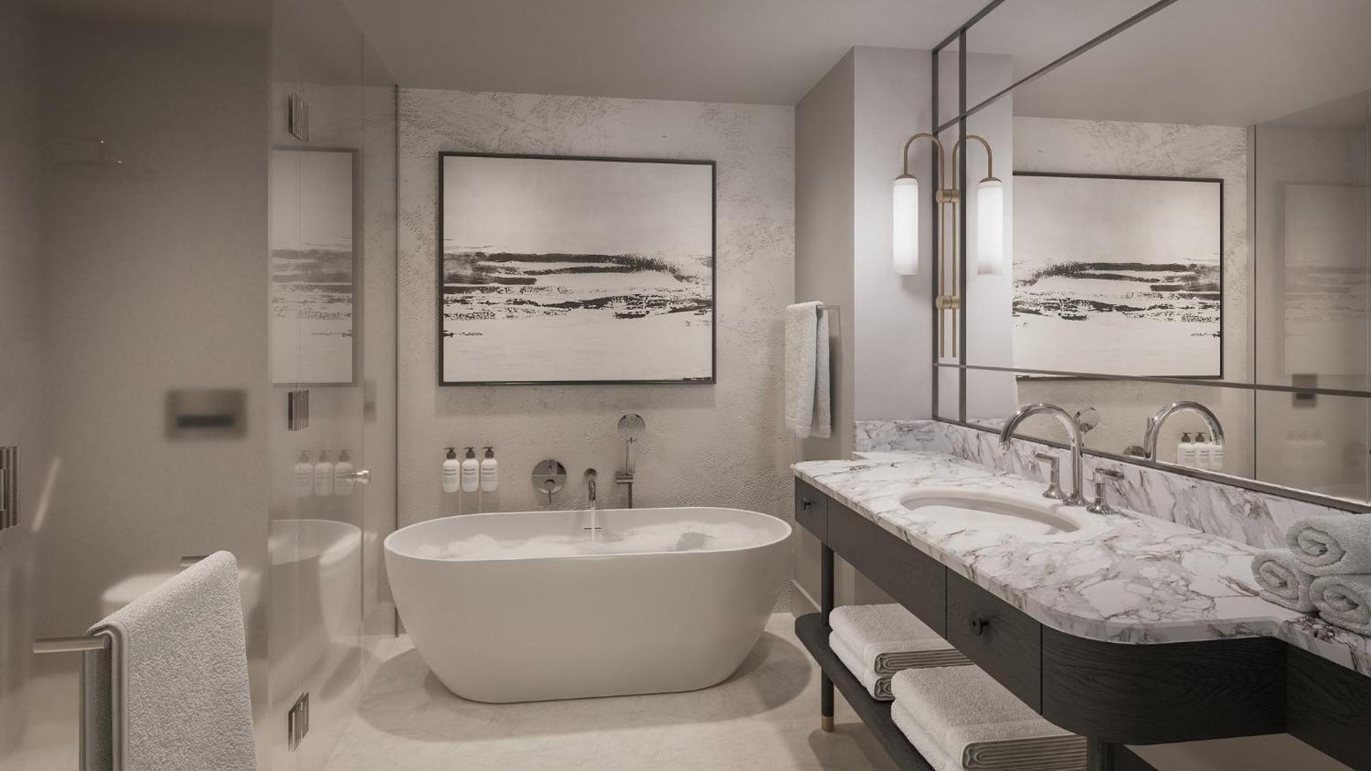 Classic Twin Room with Mountain View - Club Access