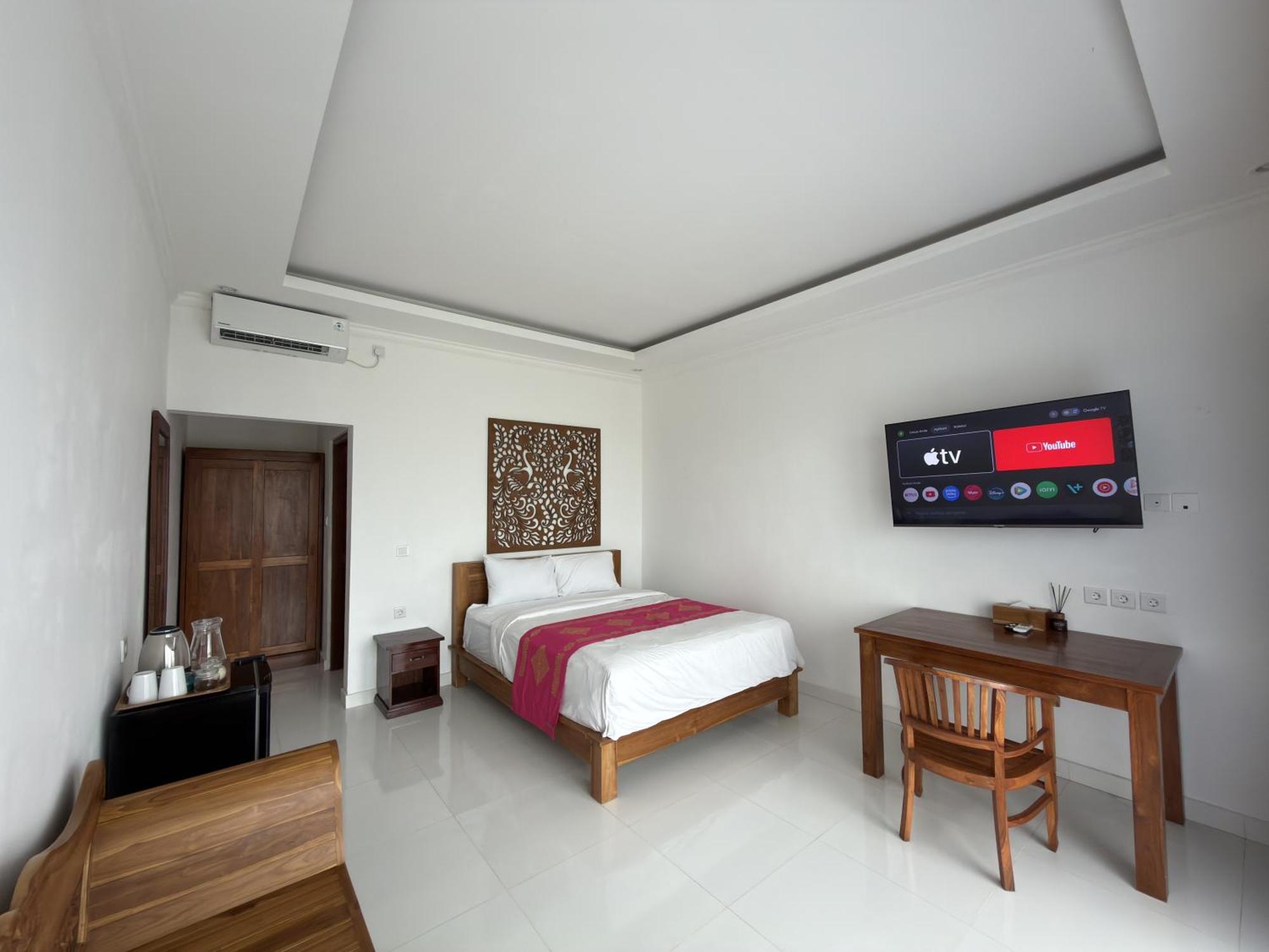 Kamar Deluxe Double dengan Balkon