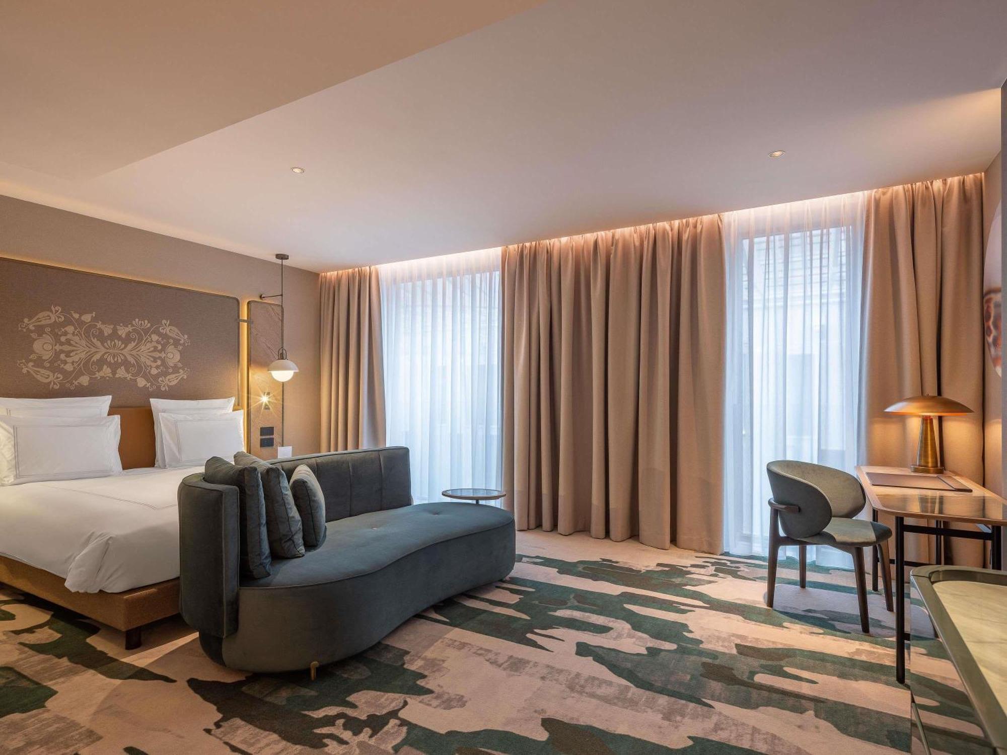 Blick auf das Atrium des Swiss Deluxe Zimmers