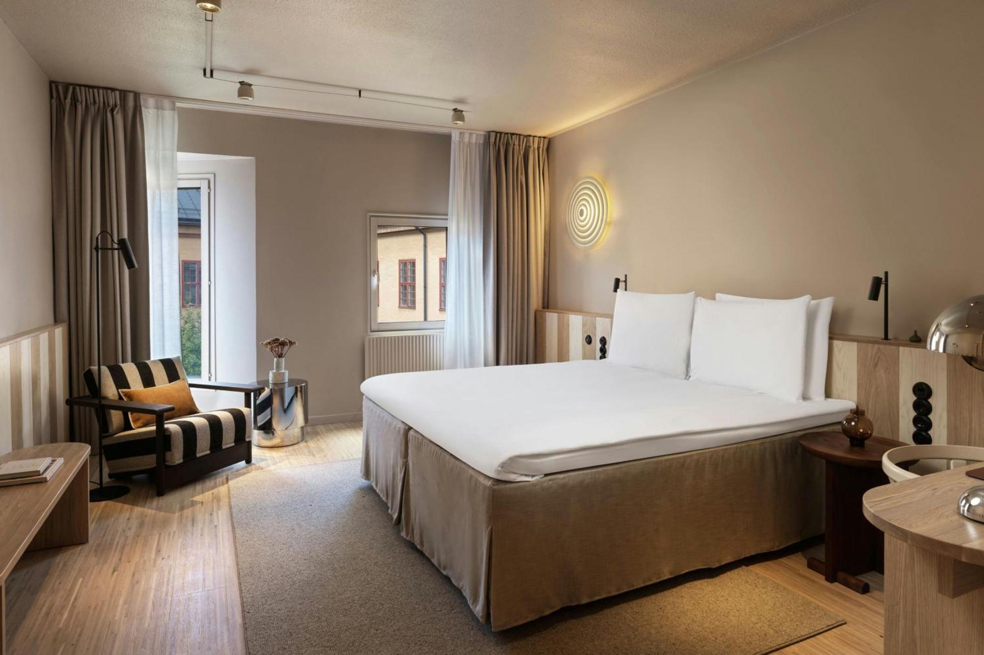 Standard Kamer met twee aparte bedden met 2 eenpersoonsbedden en uitzicht op de binnenplaats