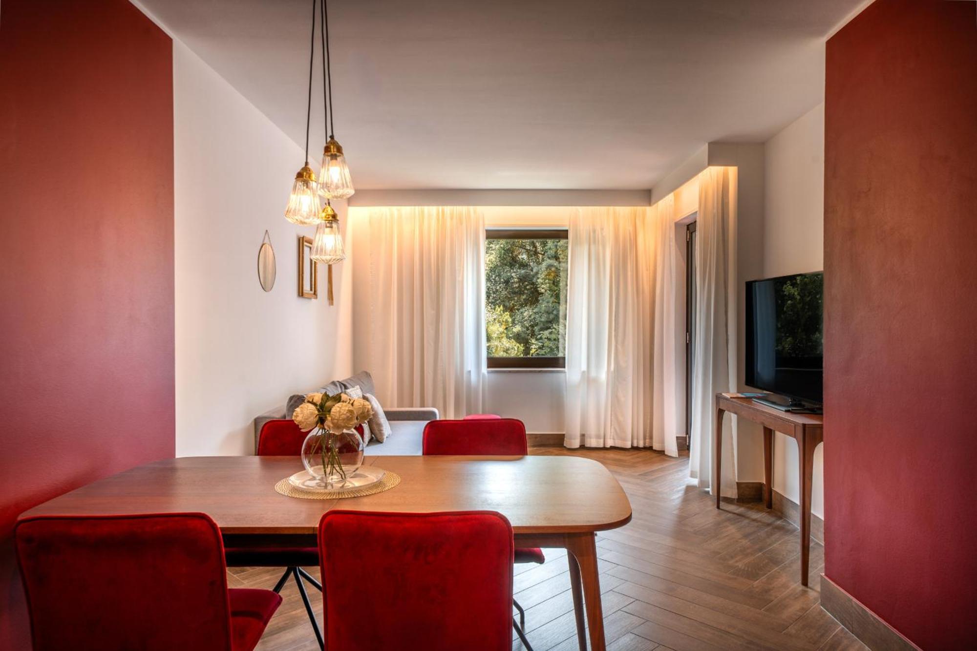 Apartment mit Gartenblick