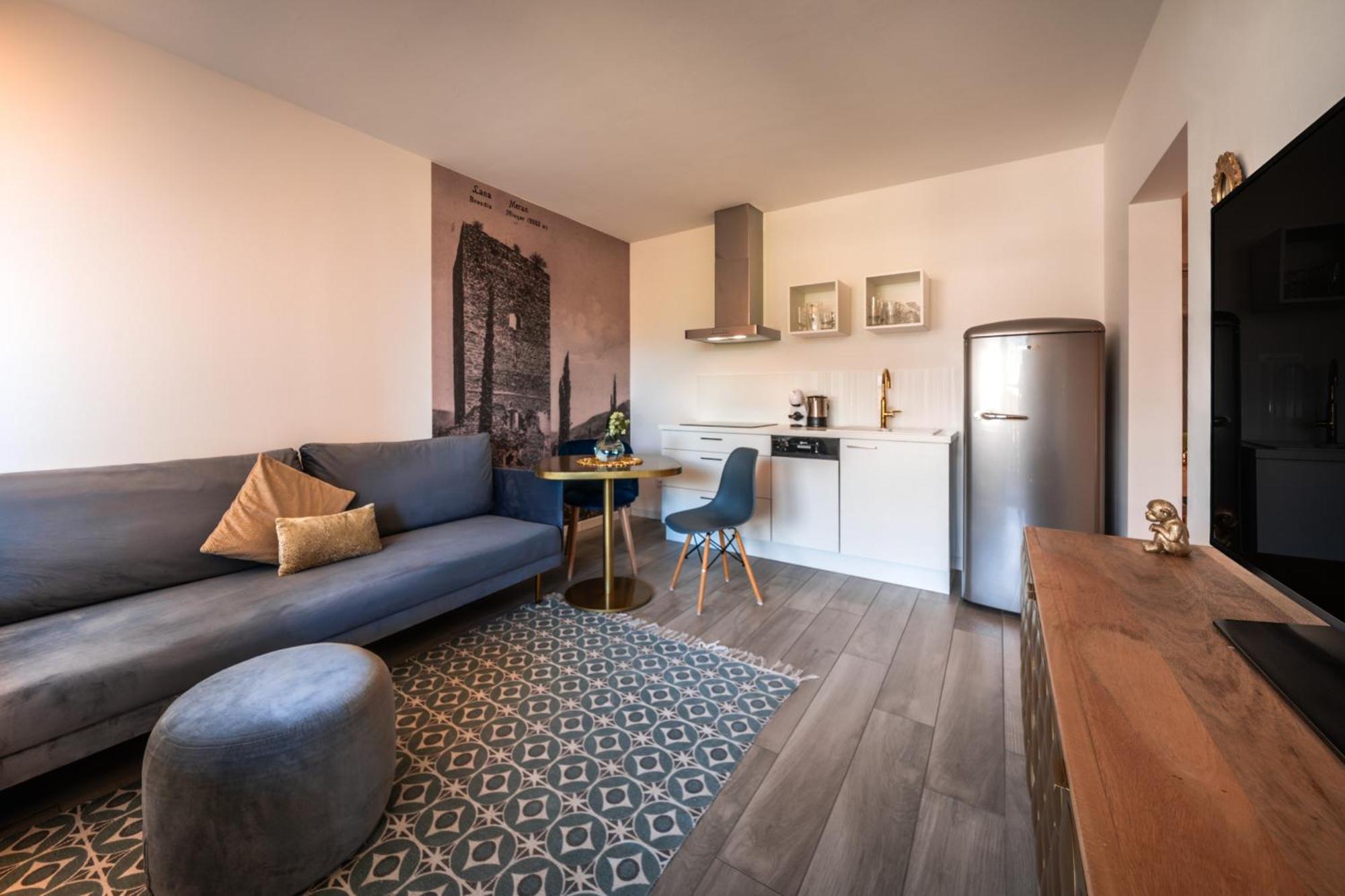 Apartment mit 1 Schlafzimmer, Balkon und Stadtblick