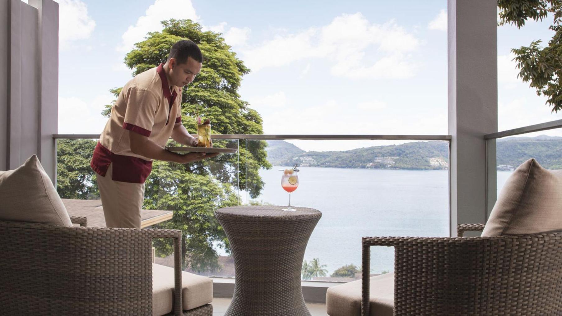 Suite mit 1 Schlafzimmer mit Meerblick und Balkon